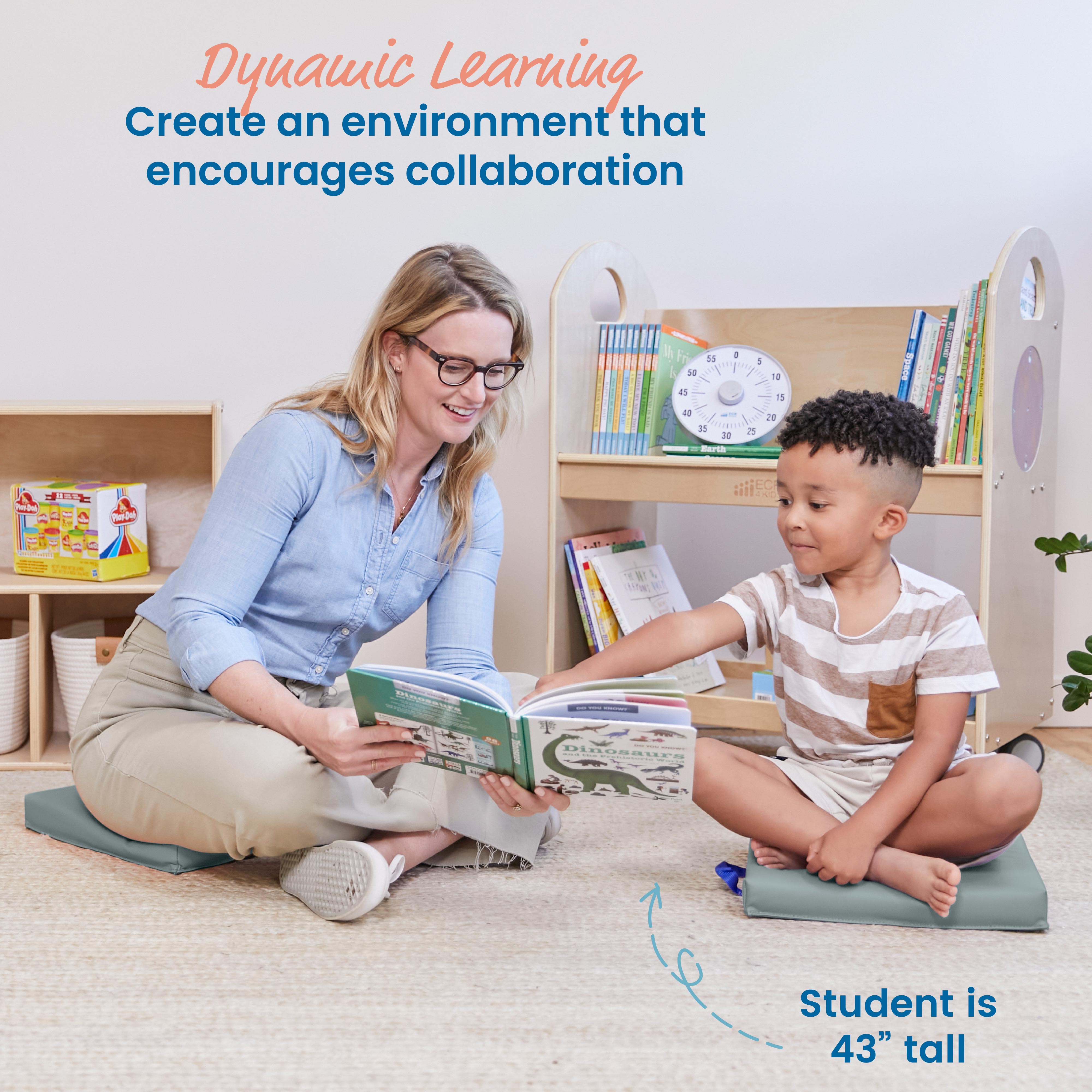 Floor Cushions, Square, 6-Piece