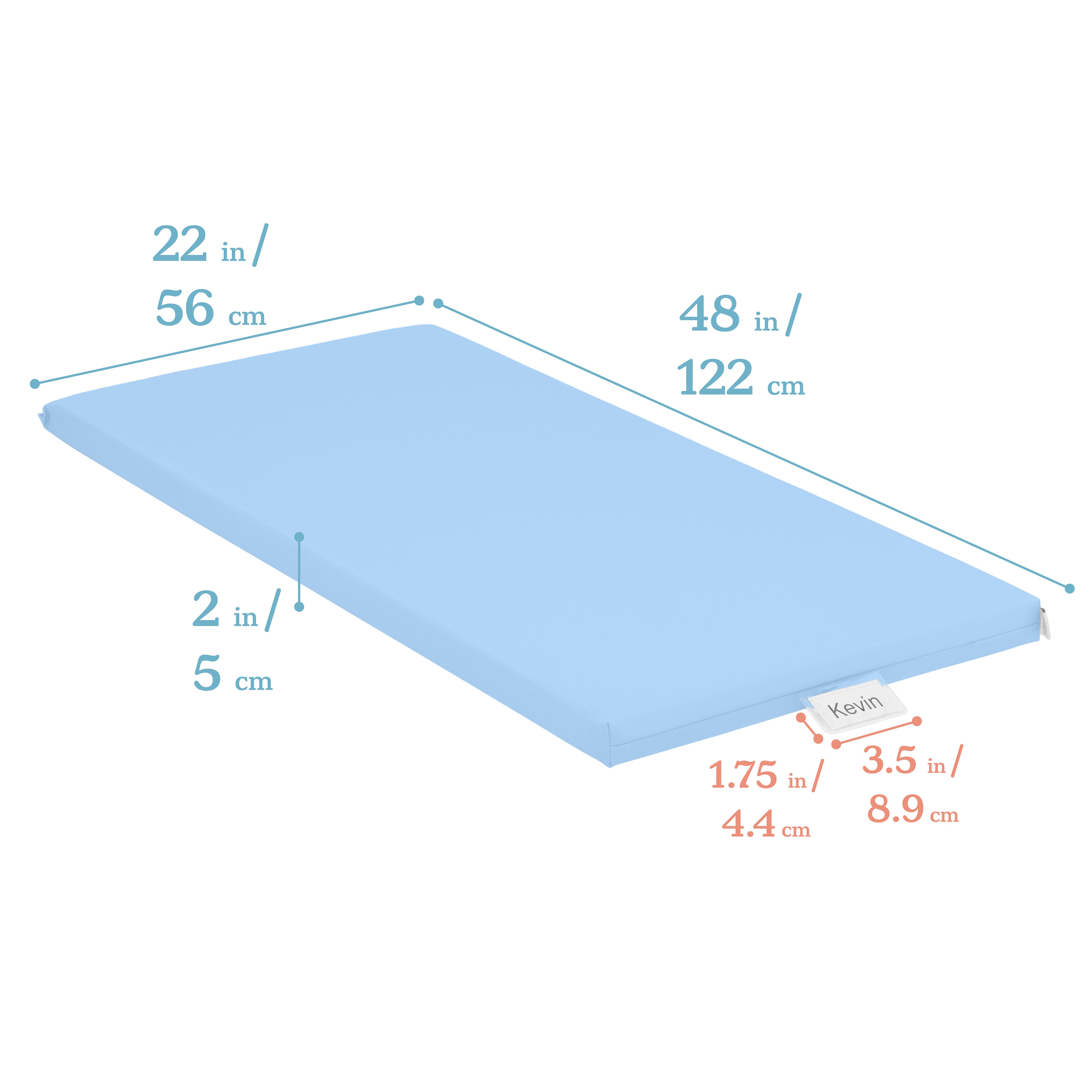 Rainbow Rest Mat, 2in, 5-Piece