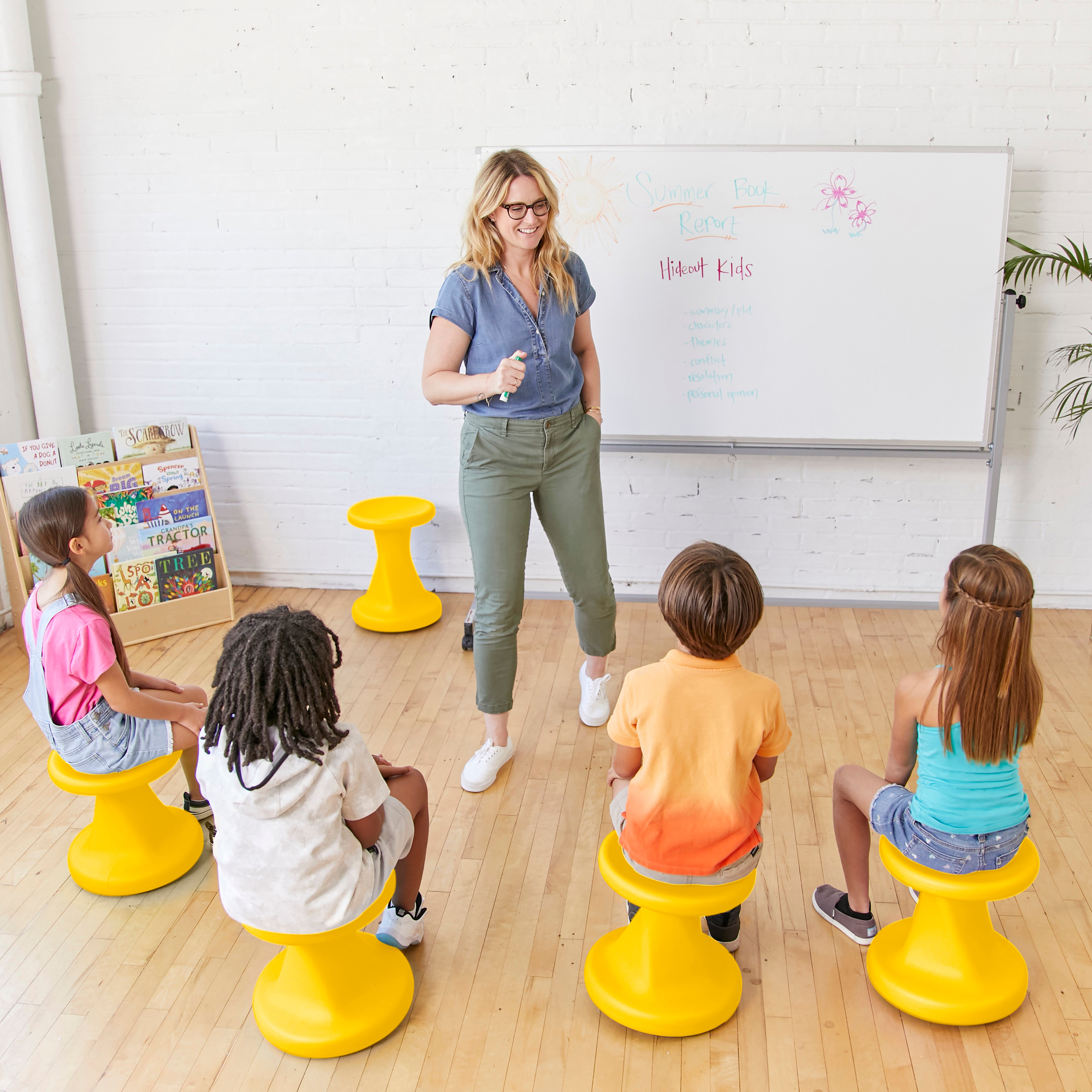 Twist Wobble Stool, 14in Seat Height