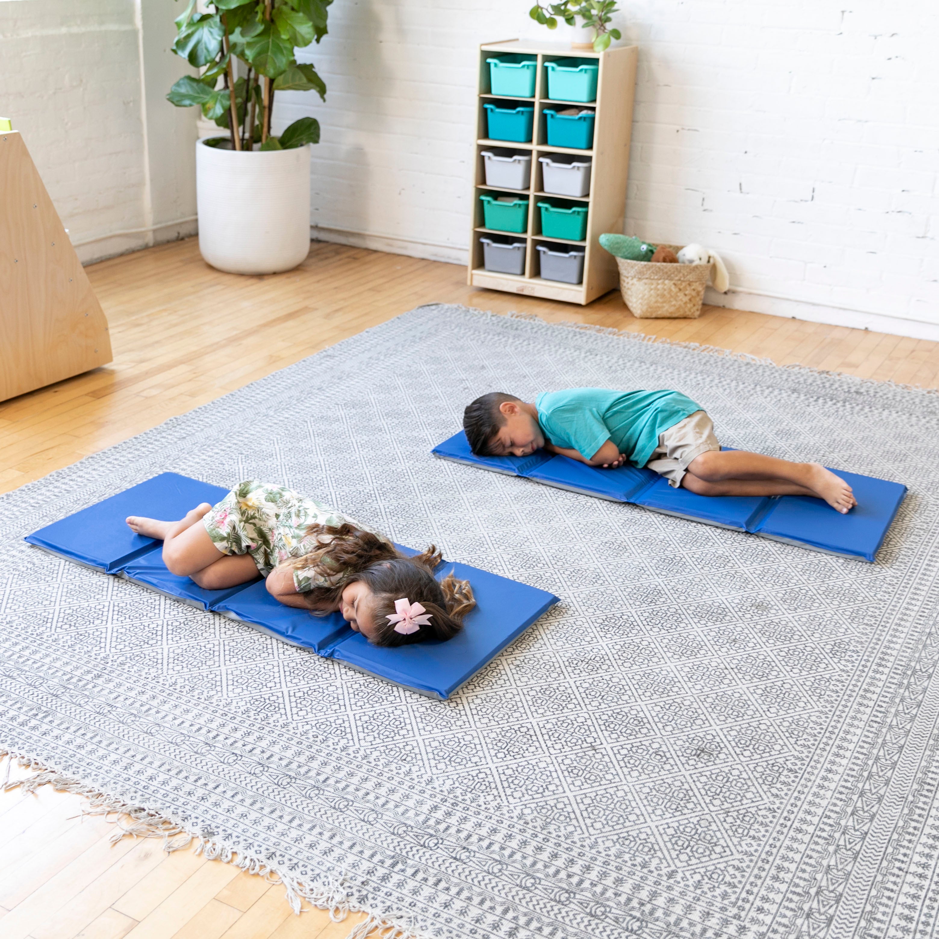 Everyday Folding Rest Mat, 4-Section, 5-Pack