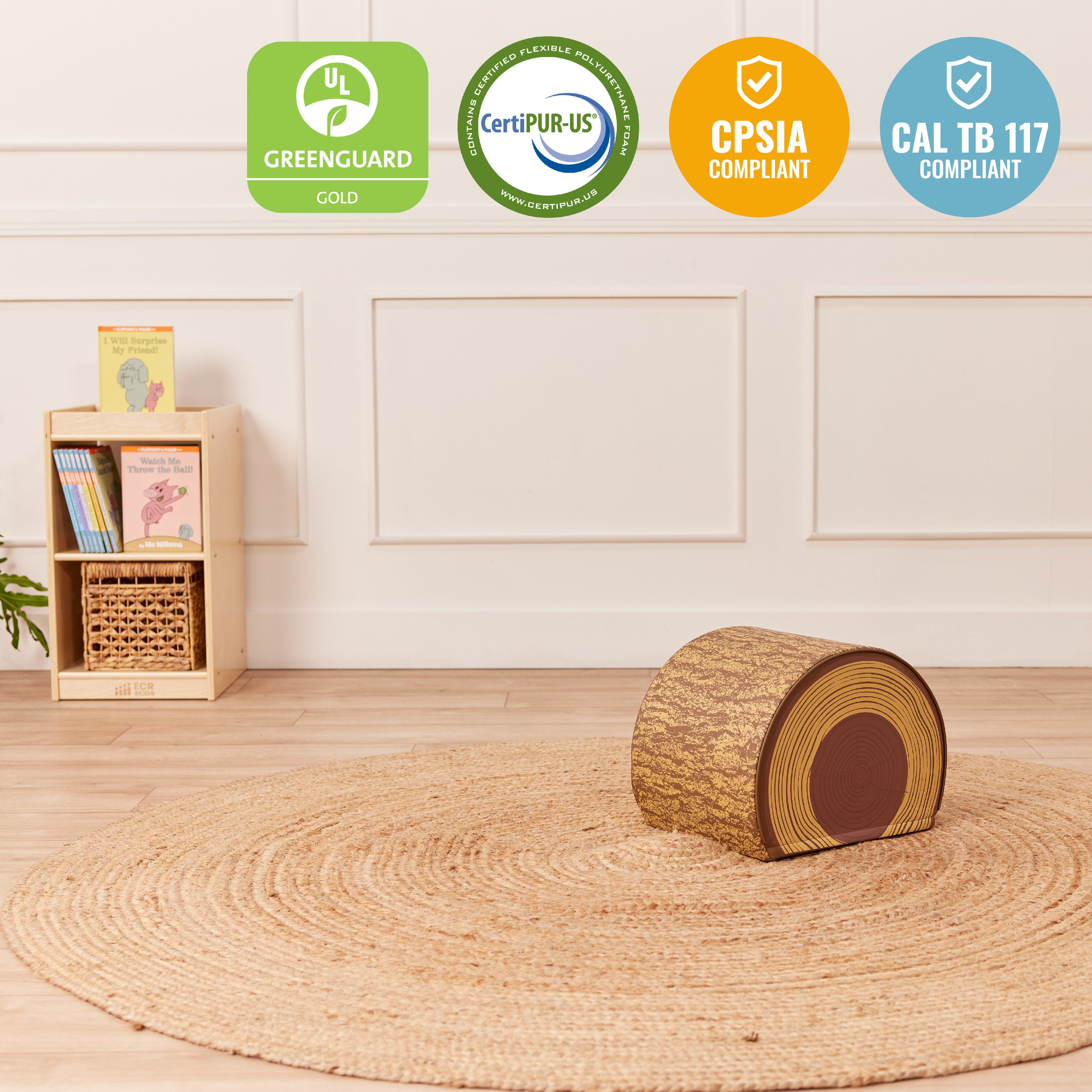 Tree Log Bench, 12in