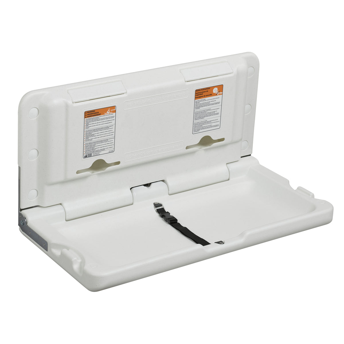 Horizontal Wall-Mounted Diaper Changing Station