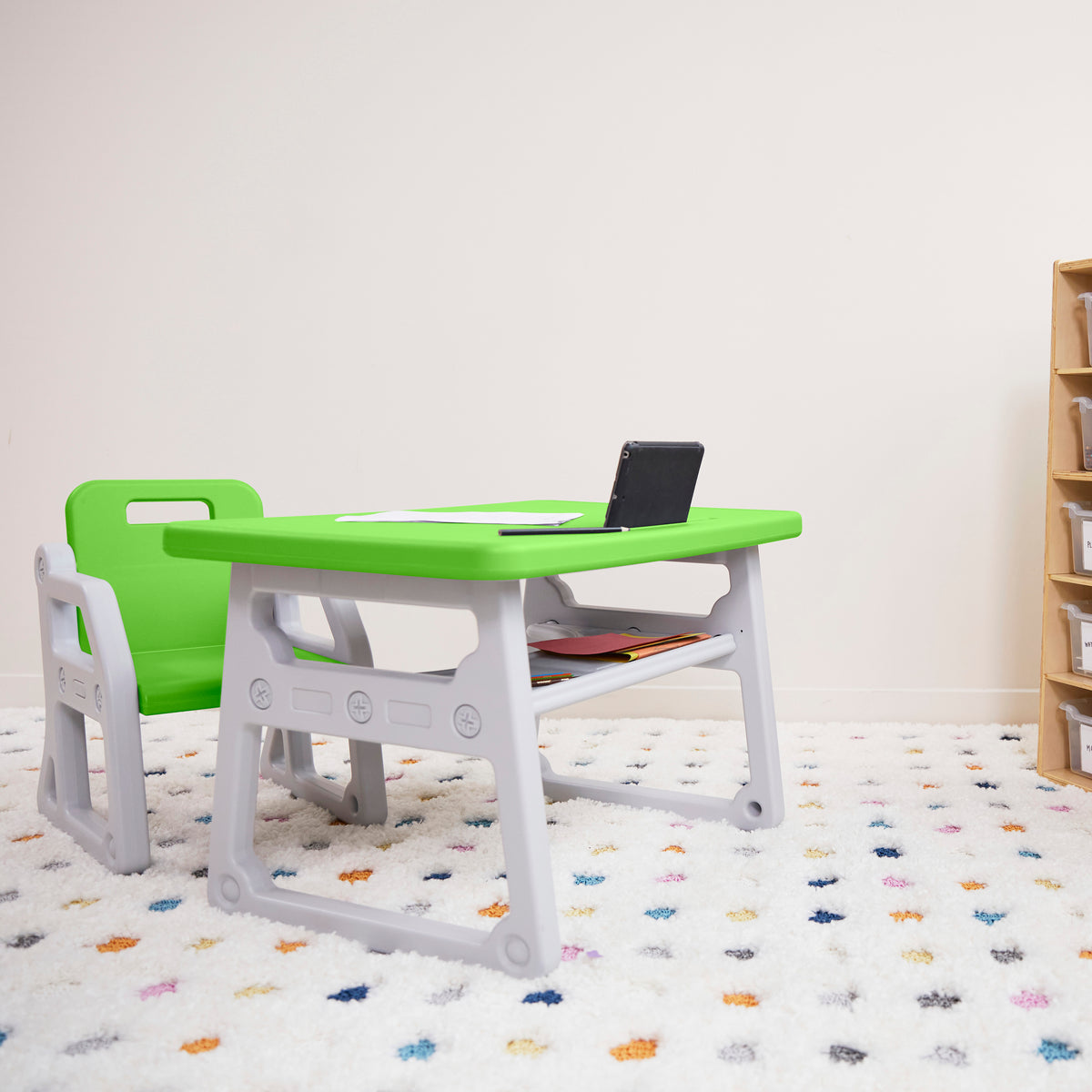 Toddler Plus Desk and Chair Set, 2-Piece