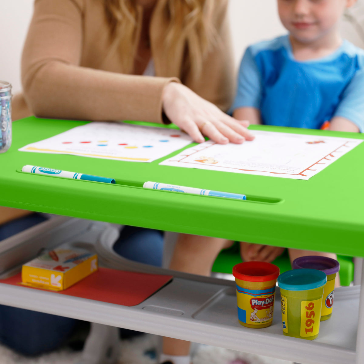 Toddler Plus Desk and Chair Set, 2-Piece
