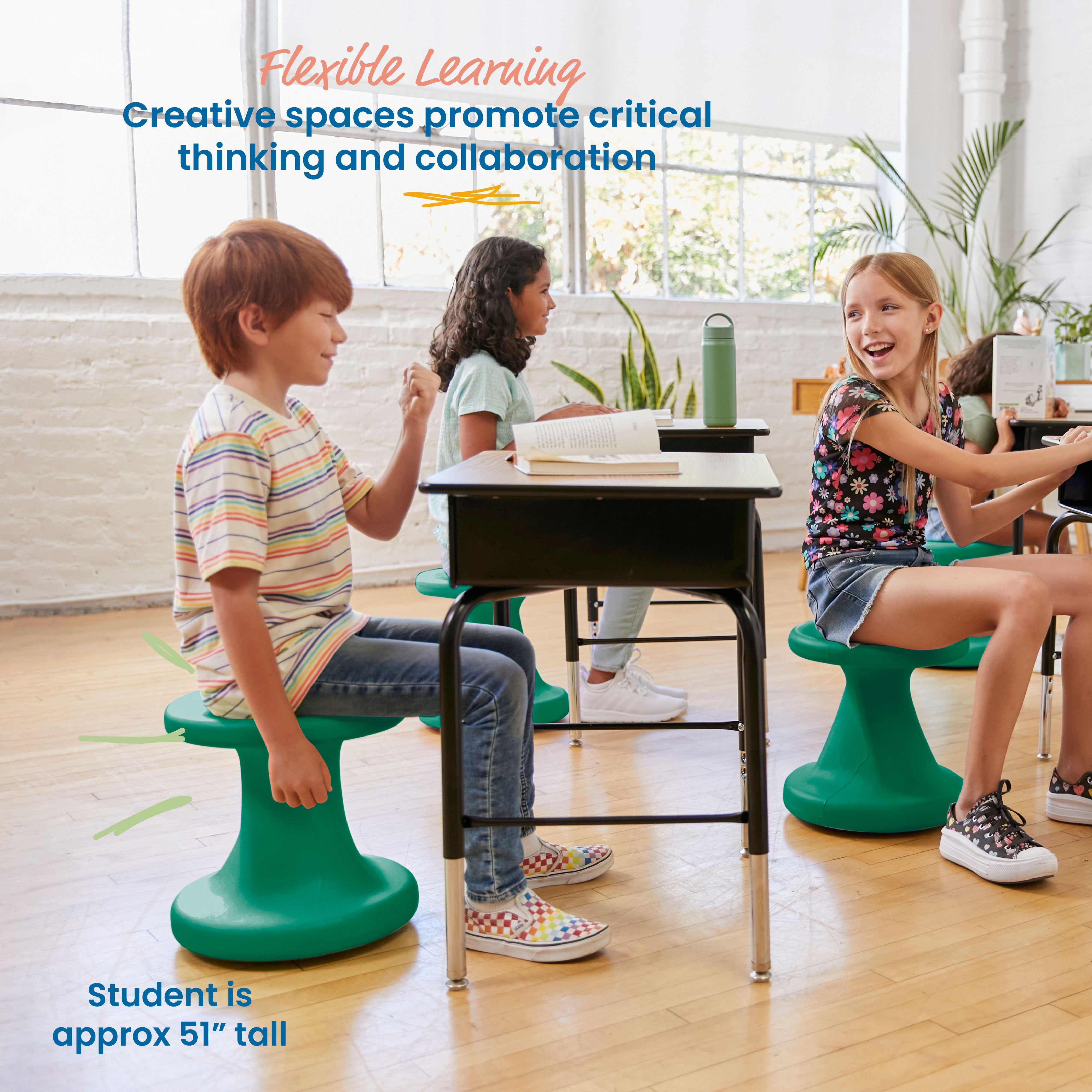 Twist Wobble Stool, 14in Seat Height