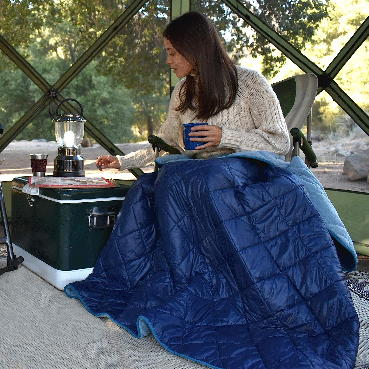 Rugged Puffy Outdoor Blanket