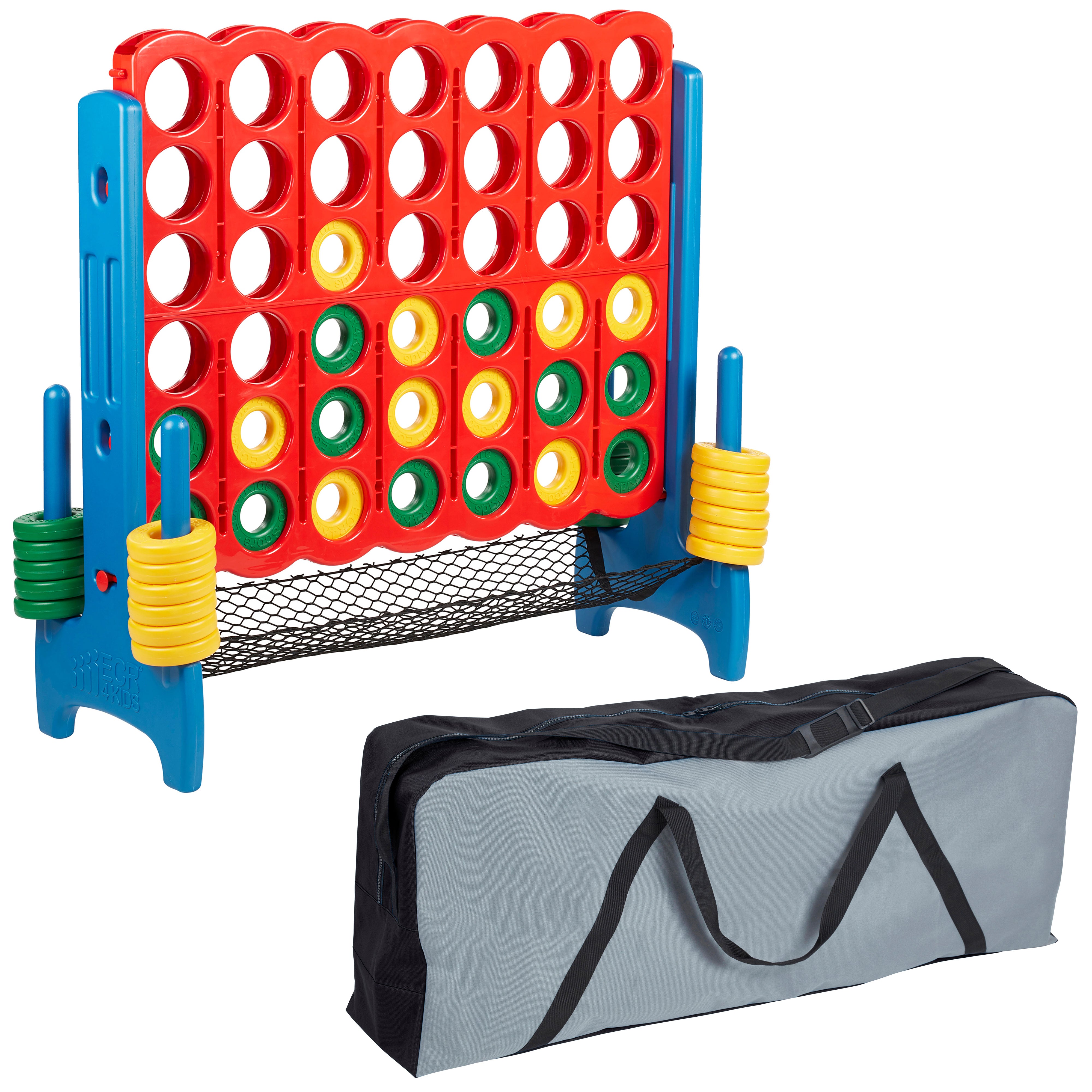 Jumbo 4-to-Score Game Set with Carry Bag and Ring Net