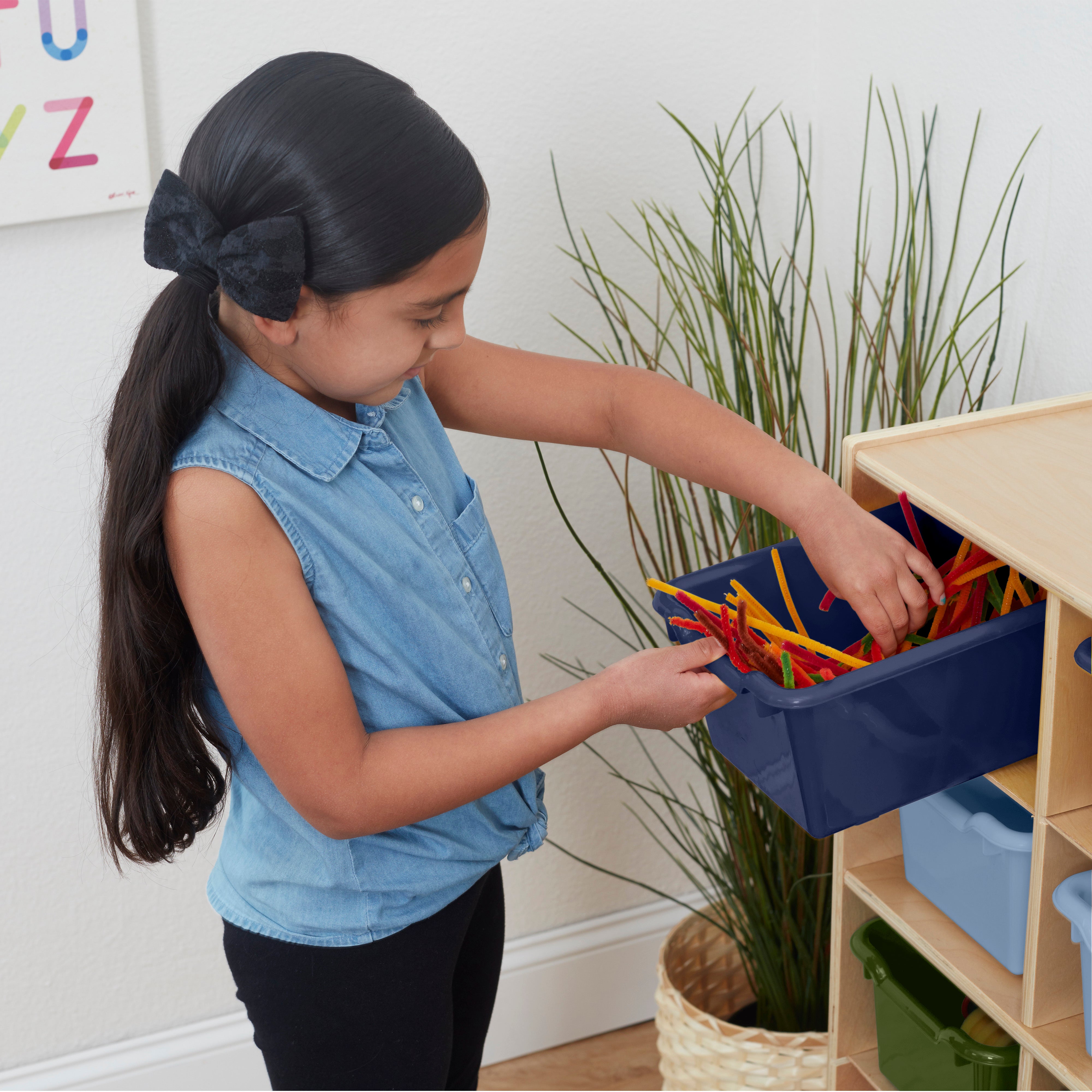 Scoop Front Storage Bin, 30-Piece