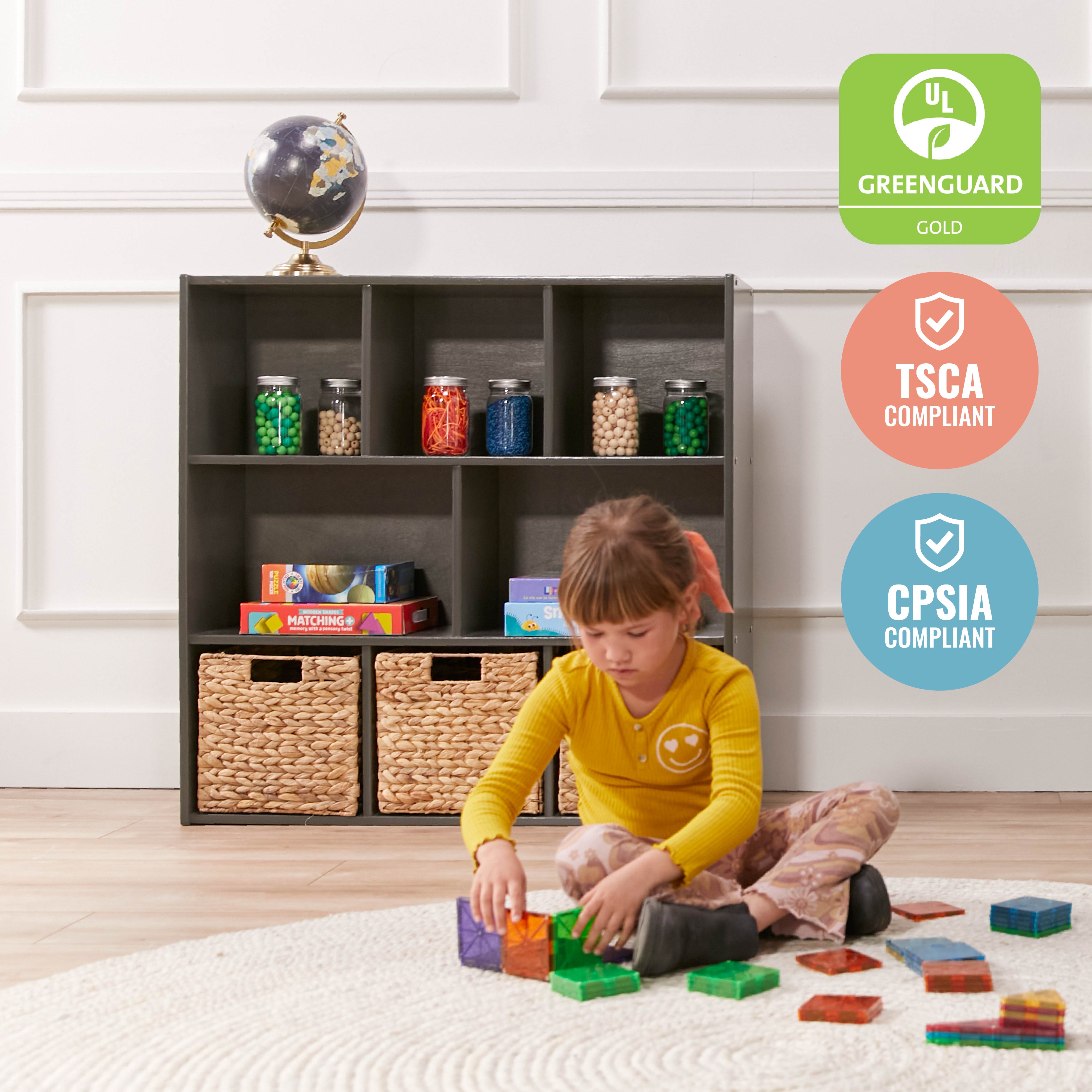 Streamline 8-Compartment Storage Cabinet, 36in