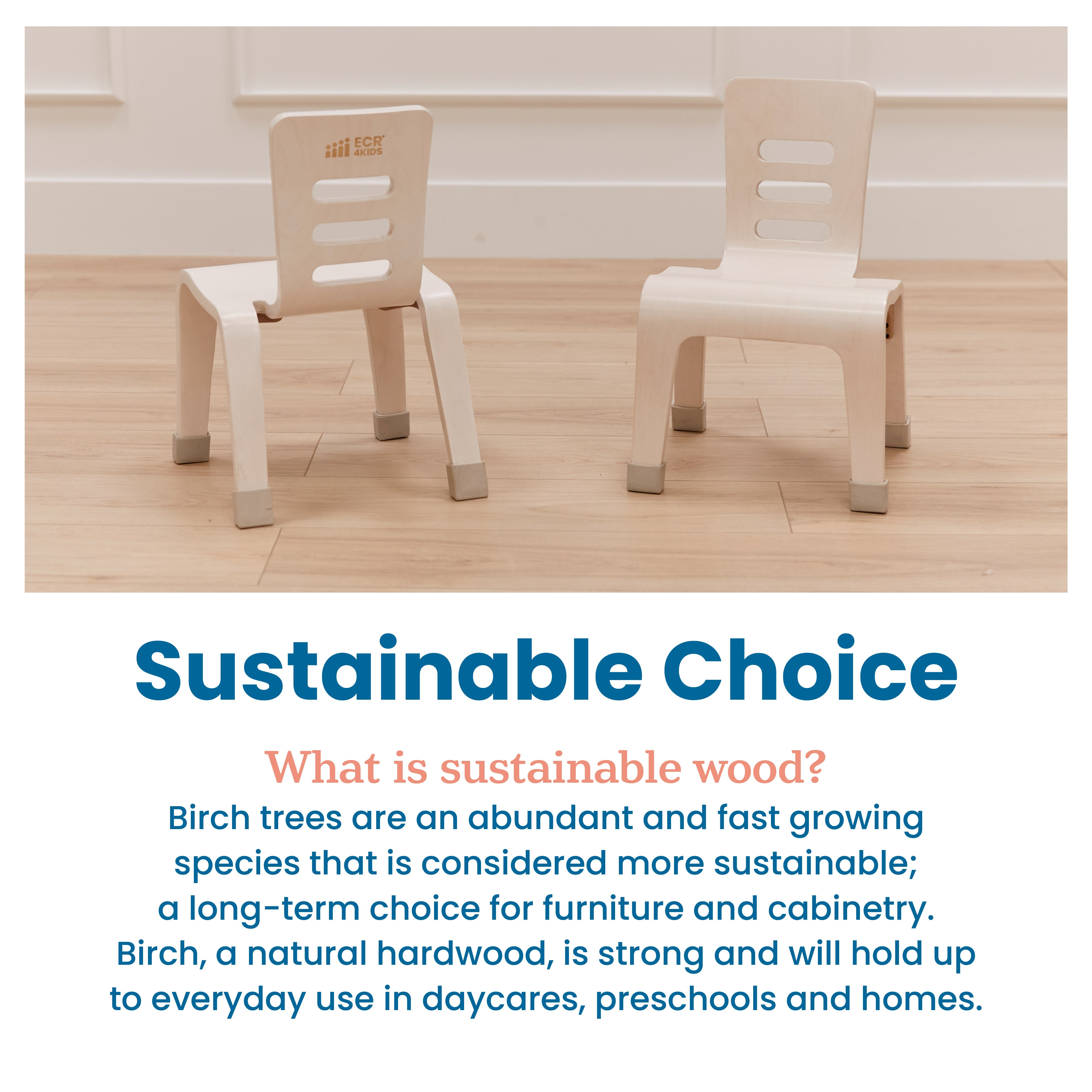 Bentwood Chair, 10in Seat Height, 2-Pack