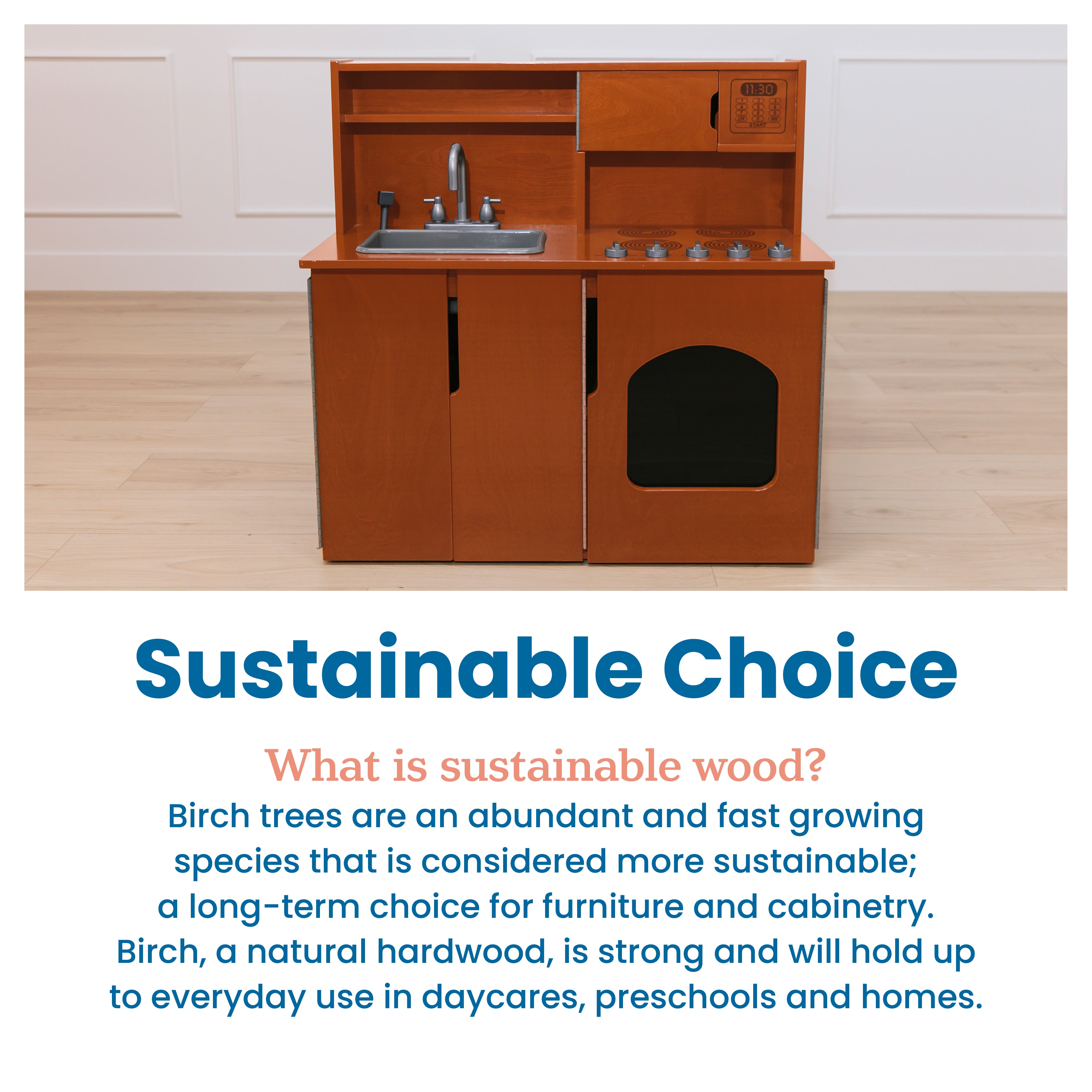 4-in-1 Kitchen, Sink, Stove, Oven, Microwave and Storage