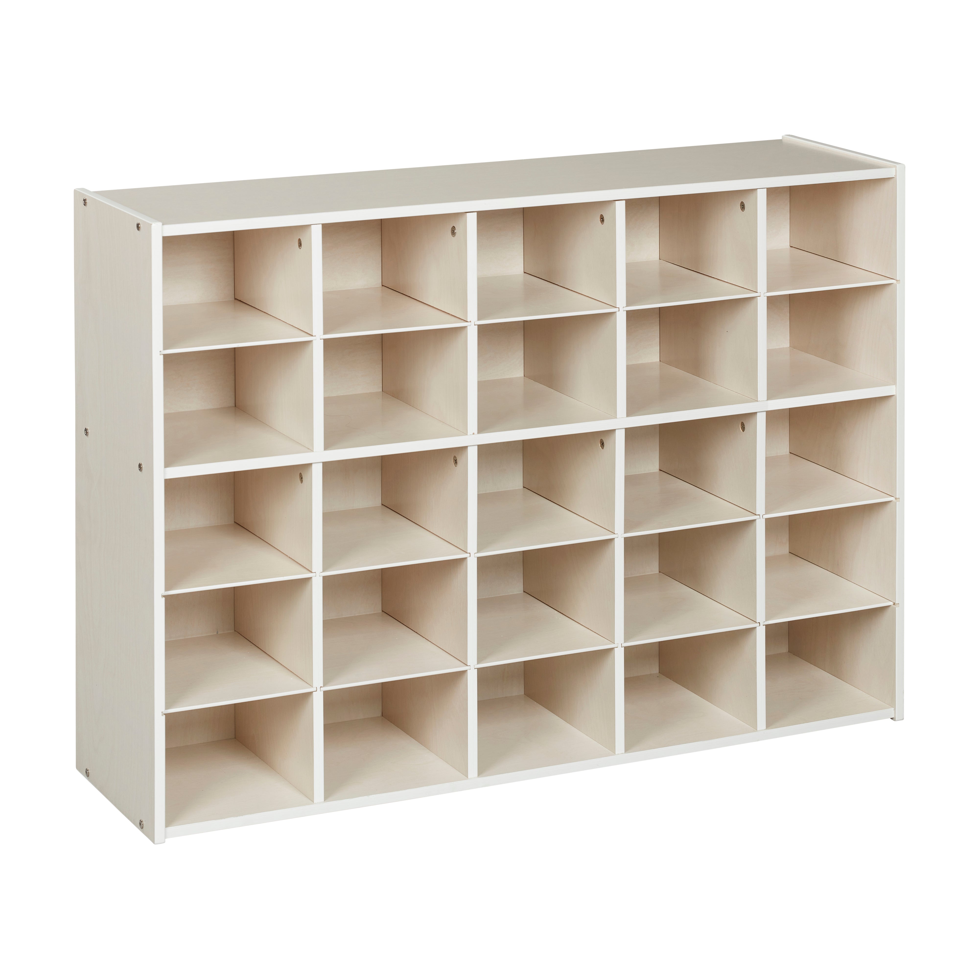 Streamline 25 Cubby Tray Storage Cabinet, 5x5, Classroom Furniture
