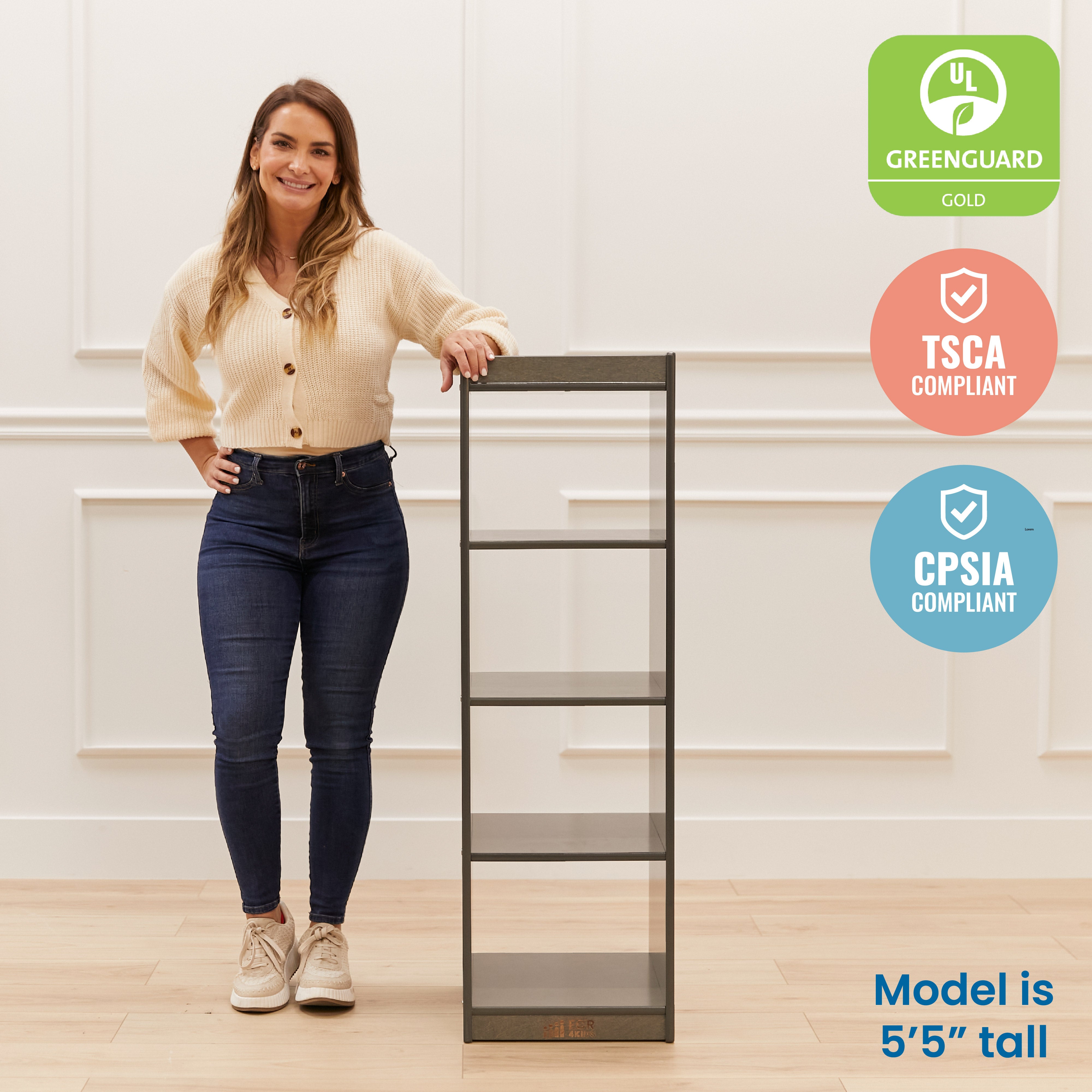 4-Cube Vertical Storage Cabinet