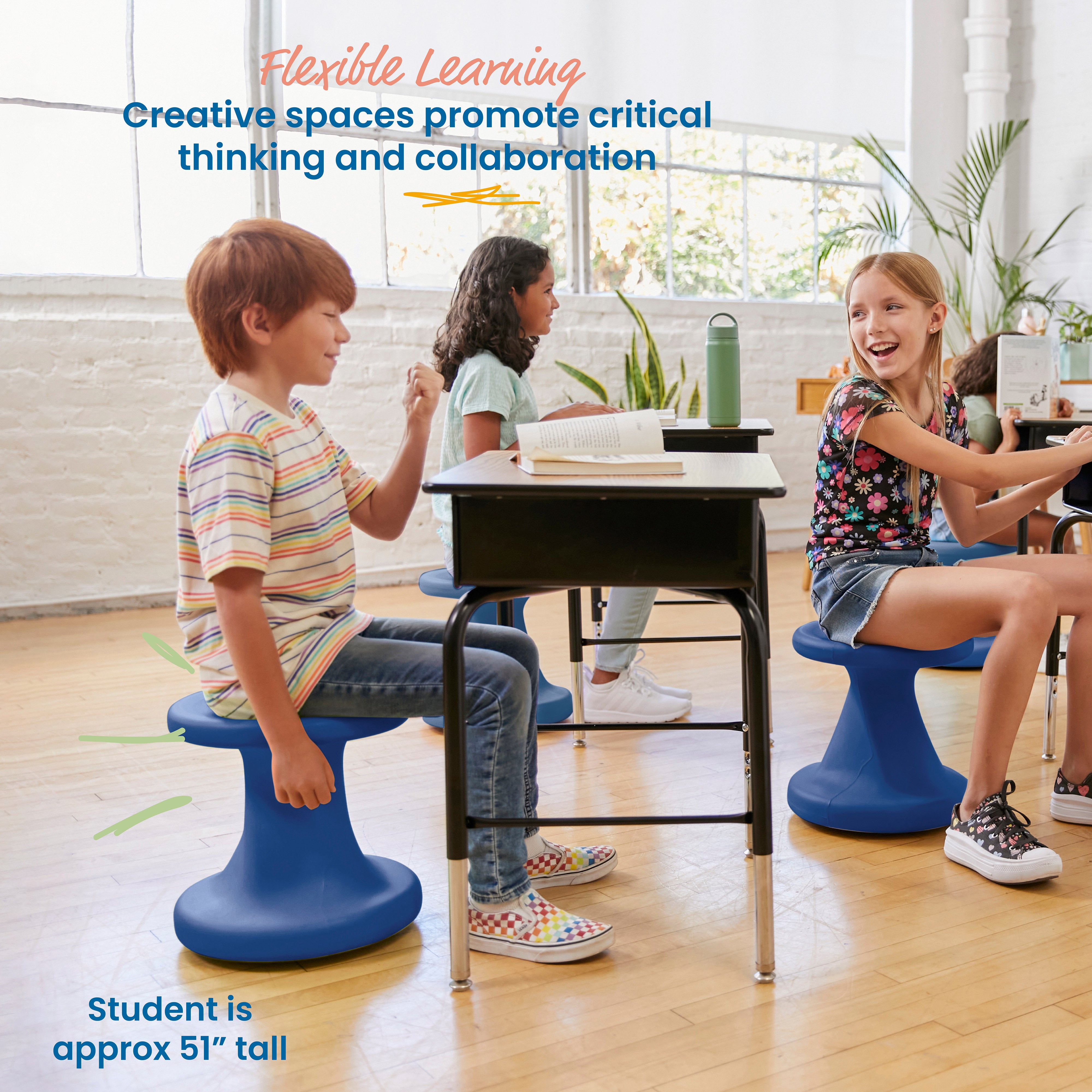 Twist Wobble Stool, 14in Seat Height