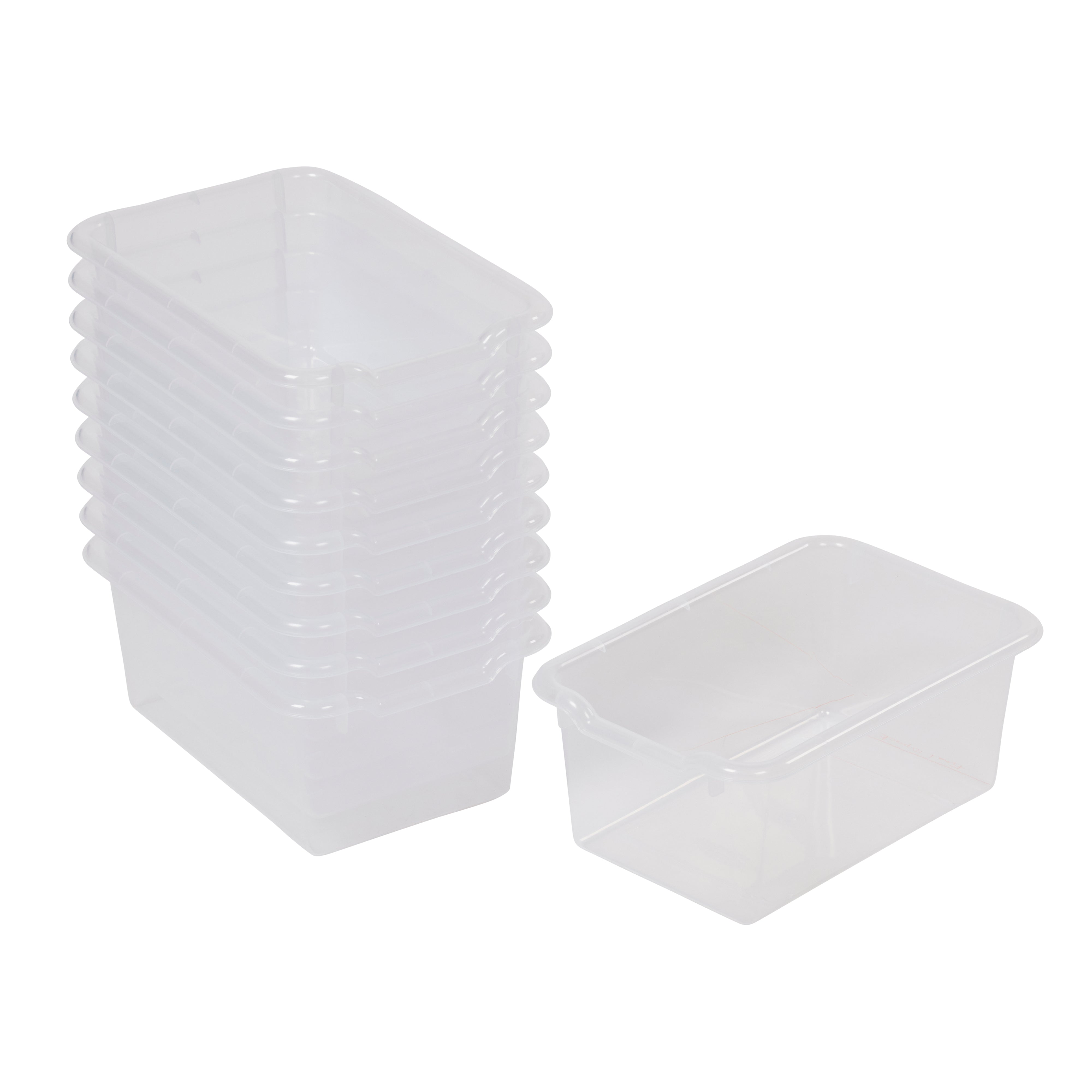 Scoop Front Storage Bins, 10-Piece