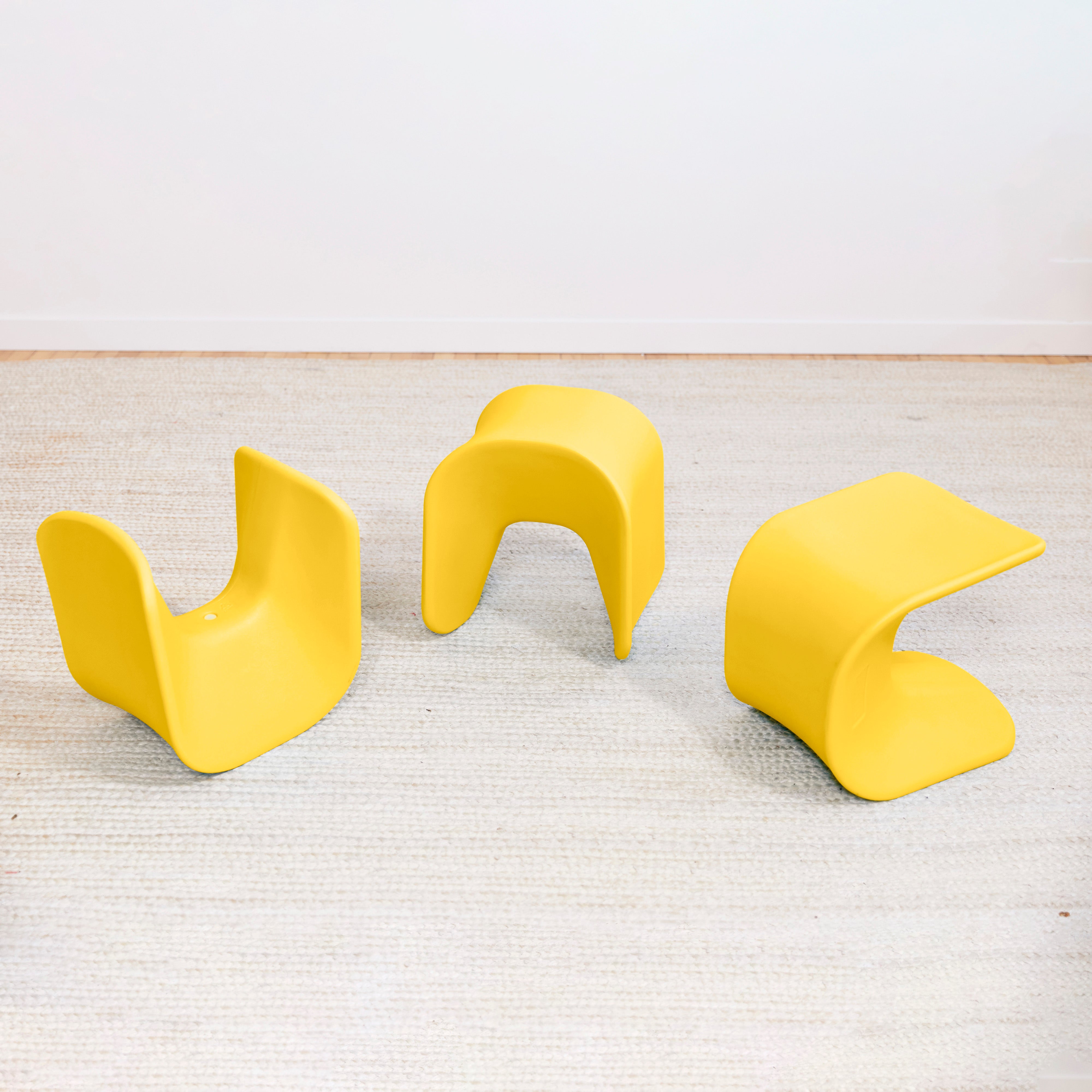 Wave Seat, 14in - 15.1in Seat Height, 2-Pack