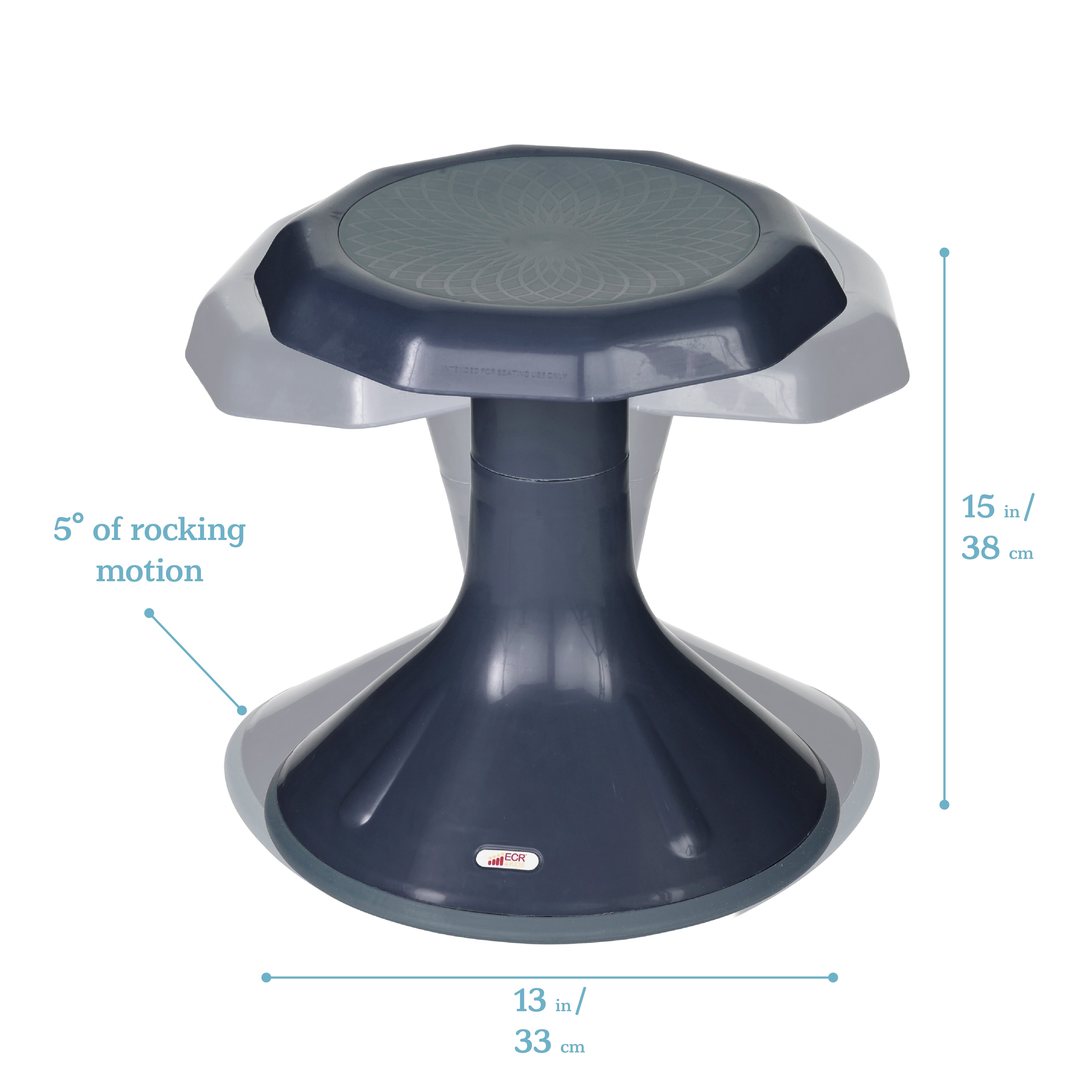 ACE Active Core Engagement Wobble Stool, 15-Inch Seat Height