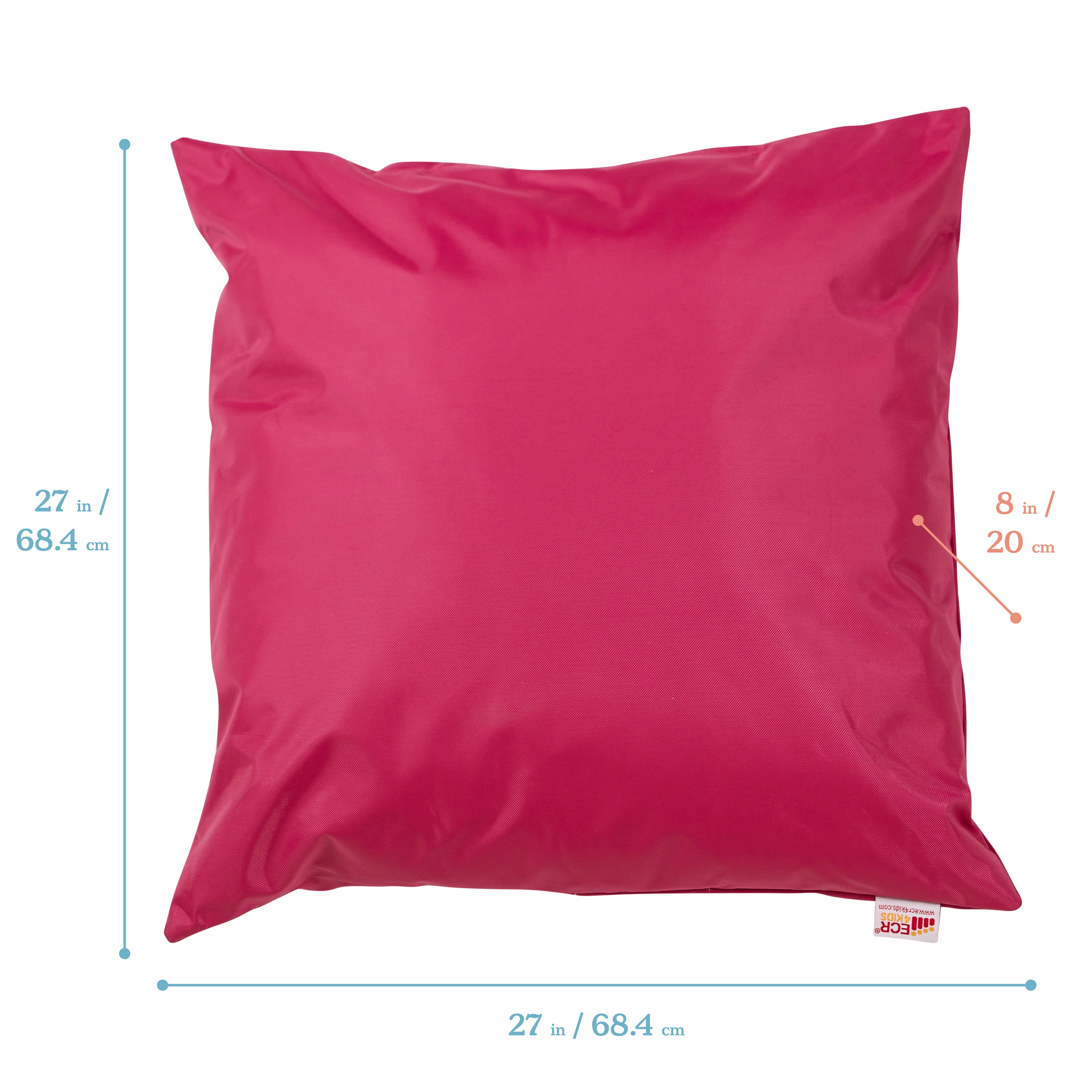 Jumbo Floor Pillow, 27in