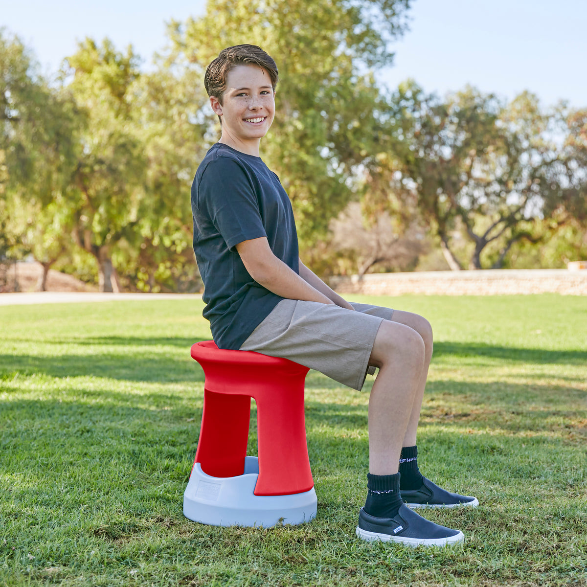 Active Storage Wobble Stool, 18in Seat Height
