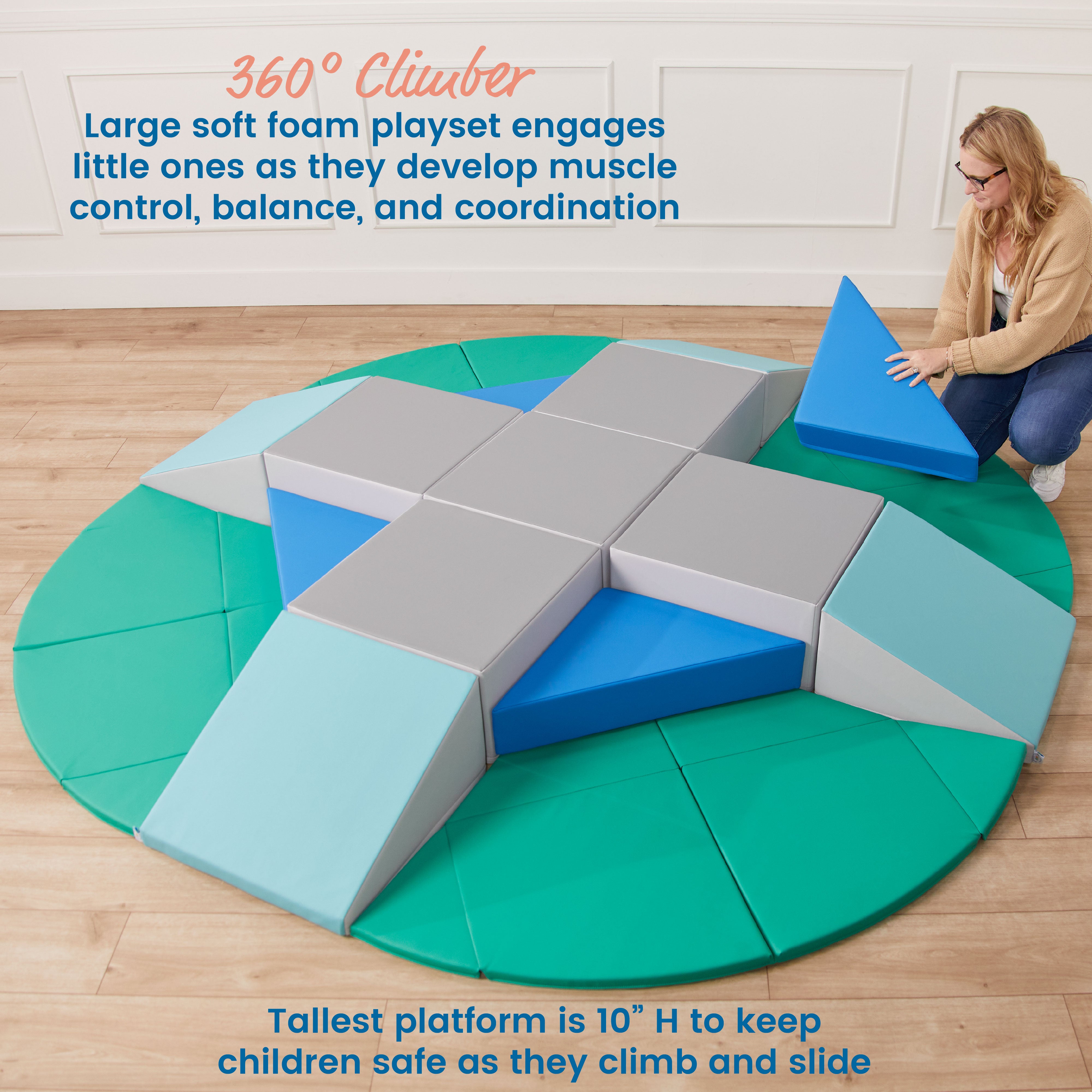 Adventurer's Summit with Ramps, 17-Piece
