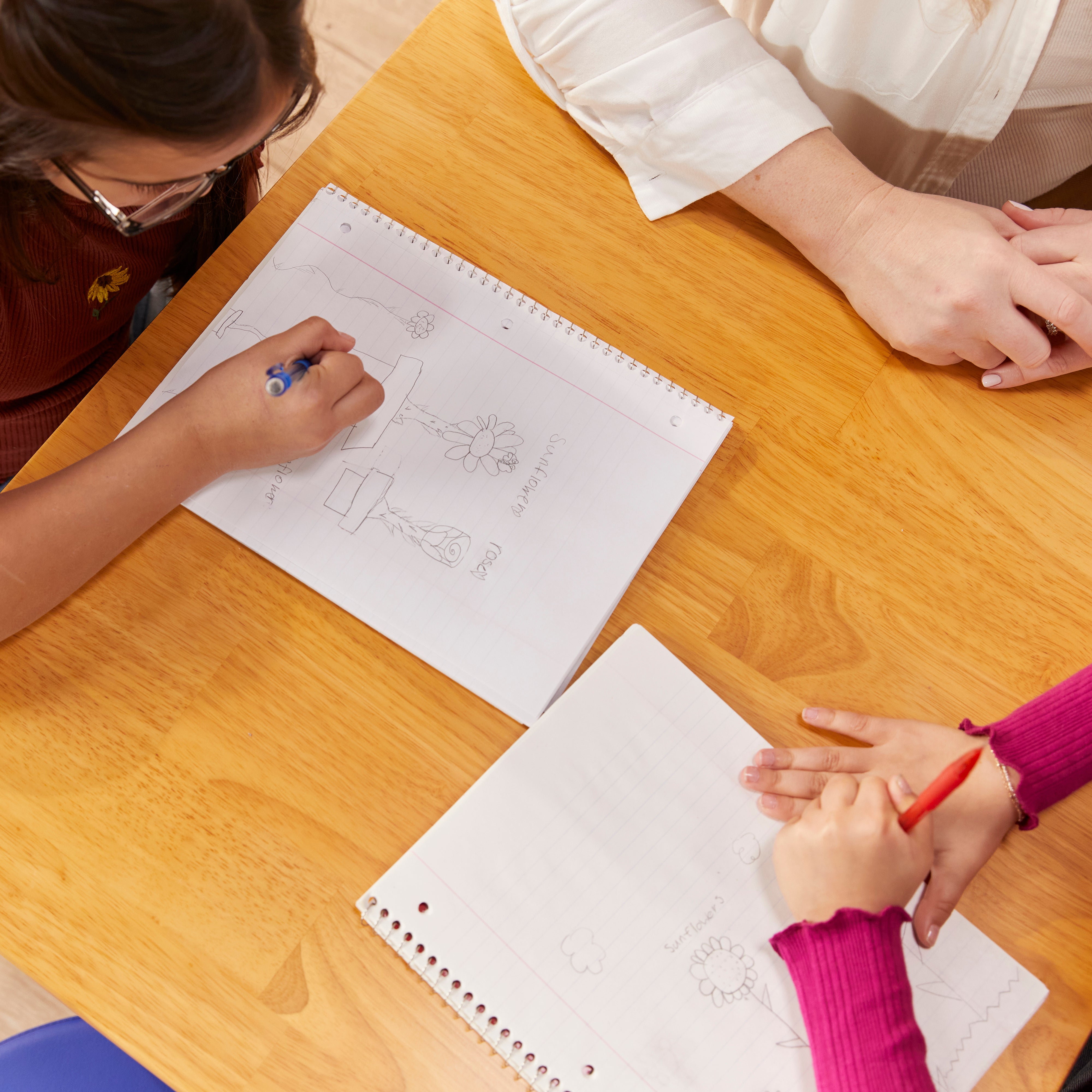 Hardwood Table with 14in Legs