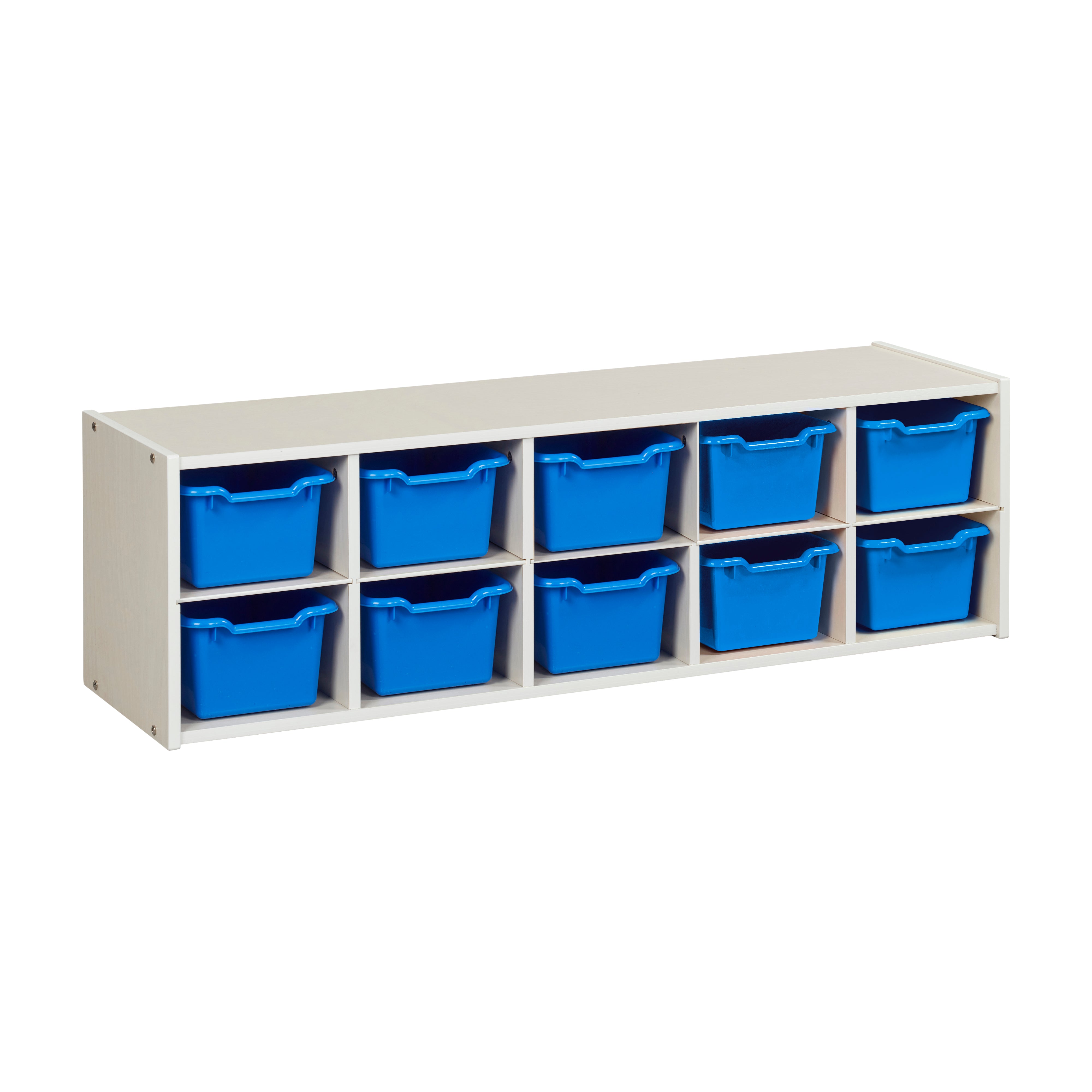 Streamline 10 Cubby Tray Cabinet and 10 Scoop Front Bins, 2x5