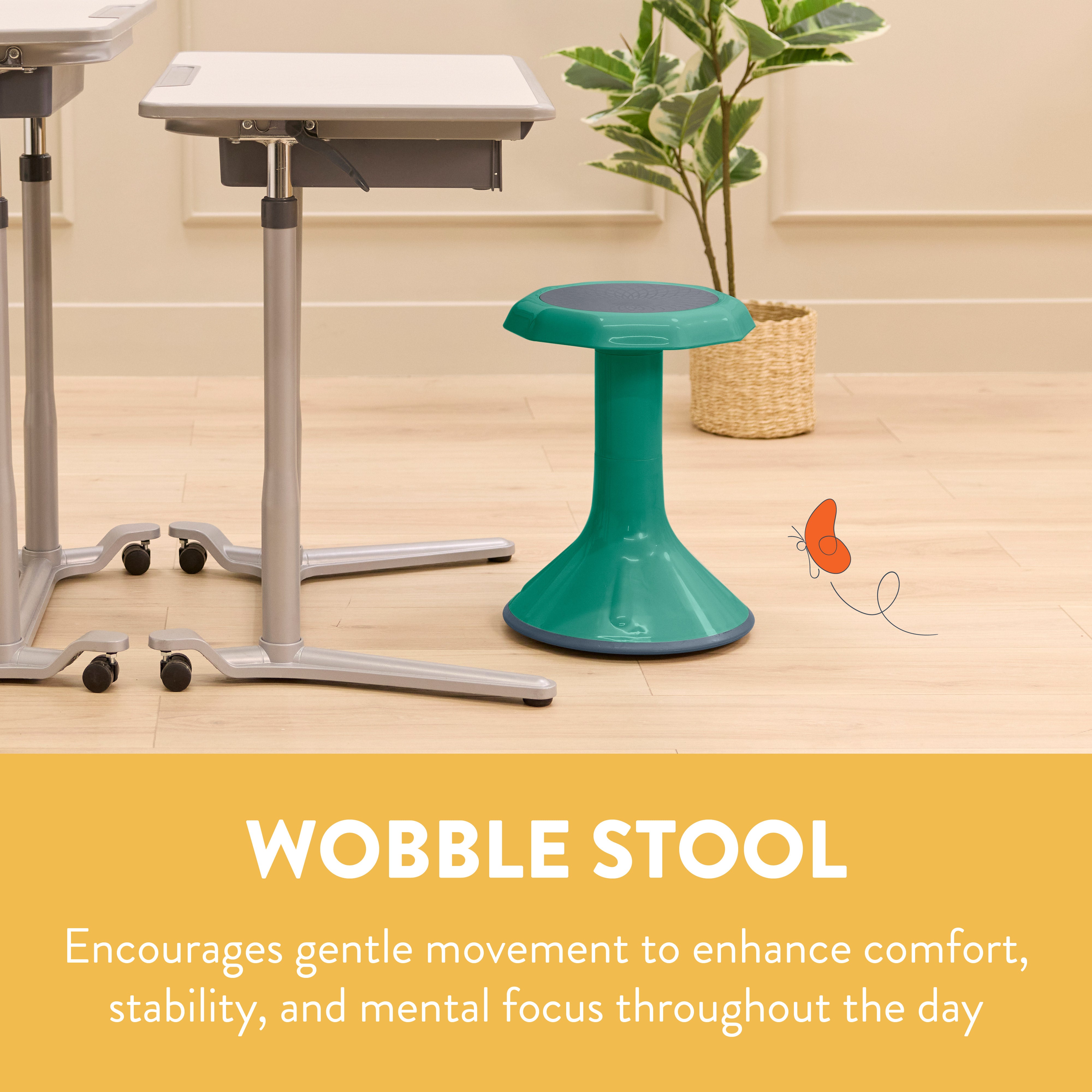 Wobble Sensory Stool, 18in Seat Height