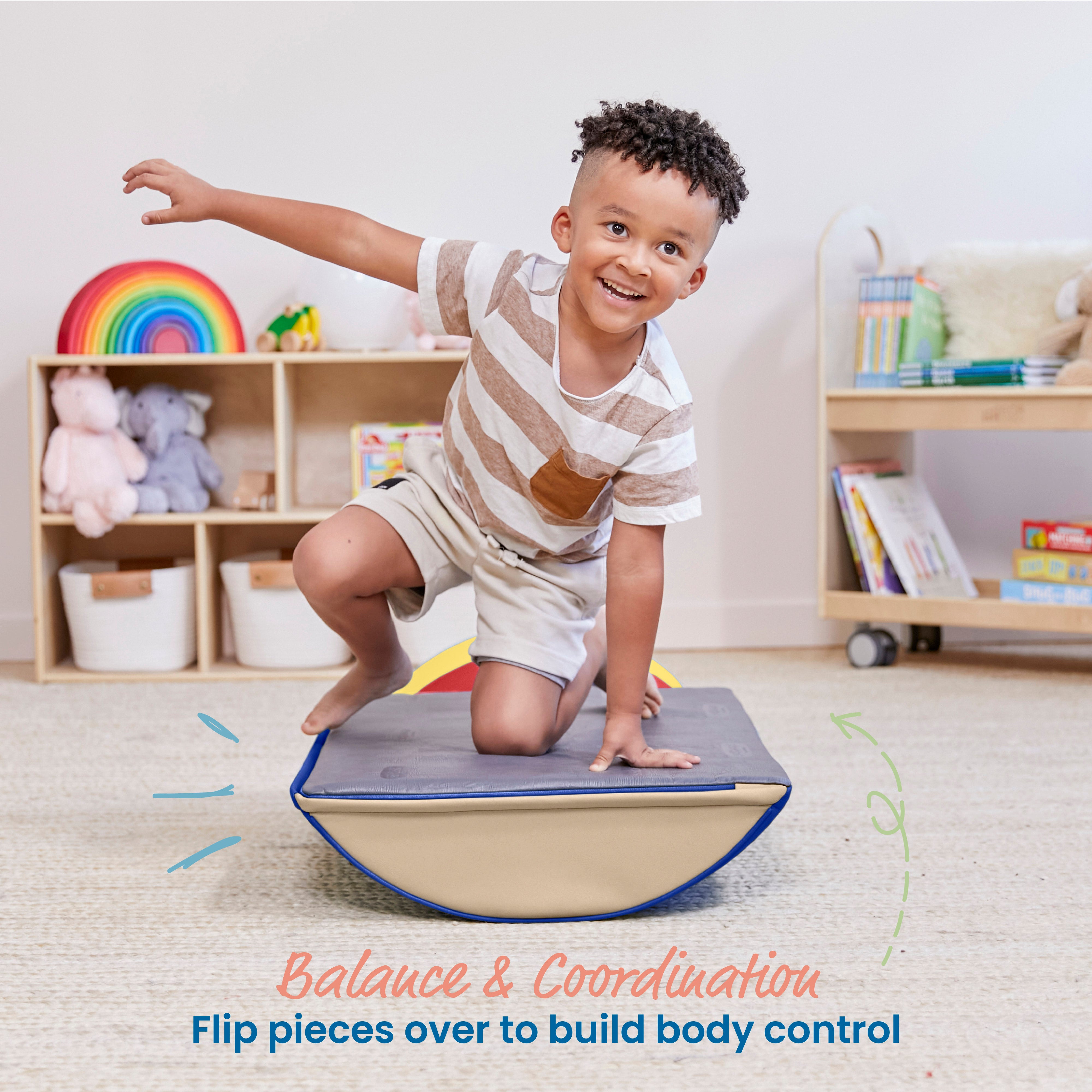 Colorful Log Climber Set, 3-Piece