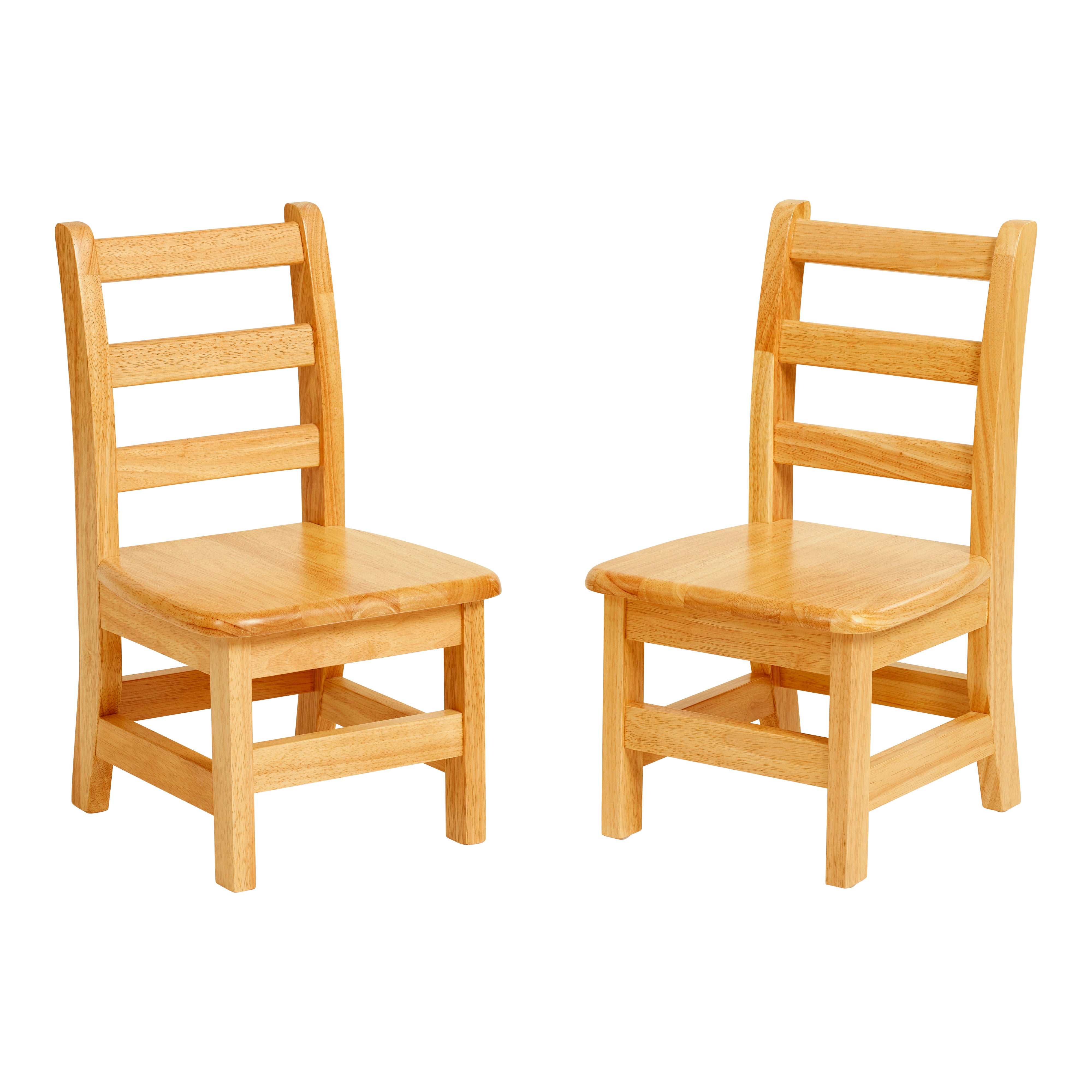 Three Rung Ladderback Chair, 2-Pack
