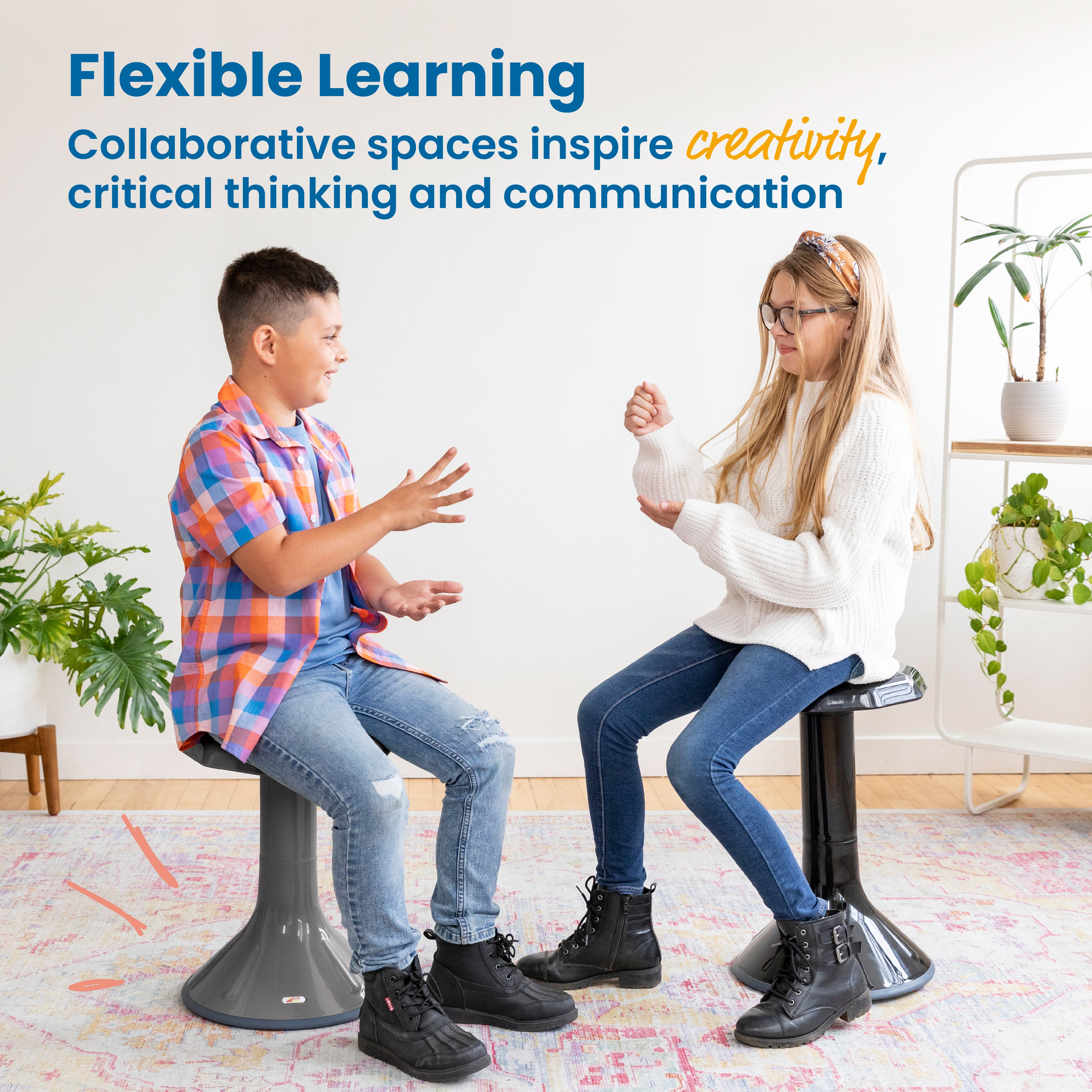 ACE Active Core Engagement Wobble Stool, 18-Inch Seat Height