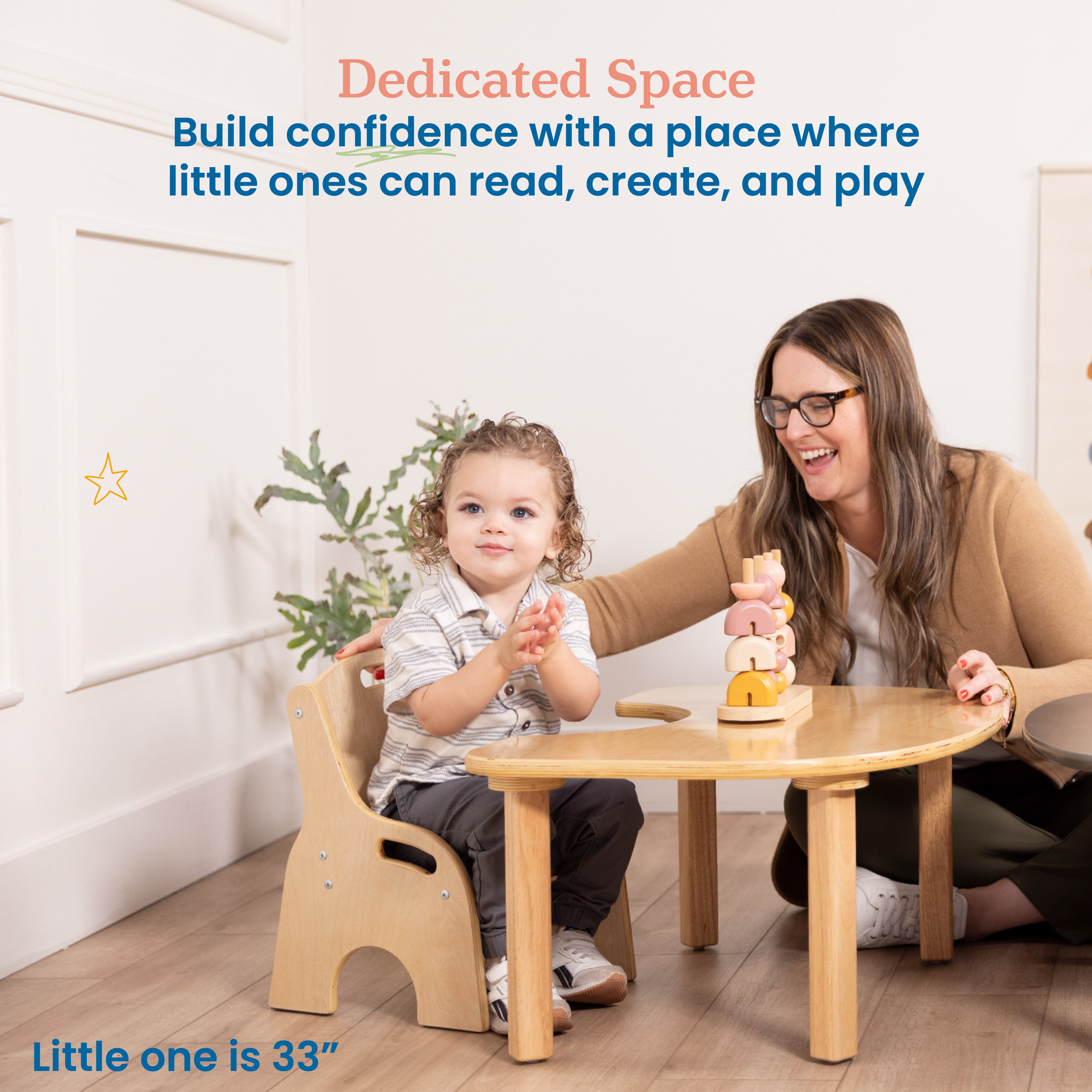 Little Learner Table and Chair Set, 2-Piece