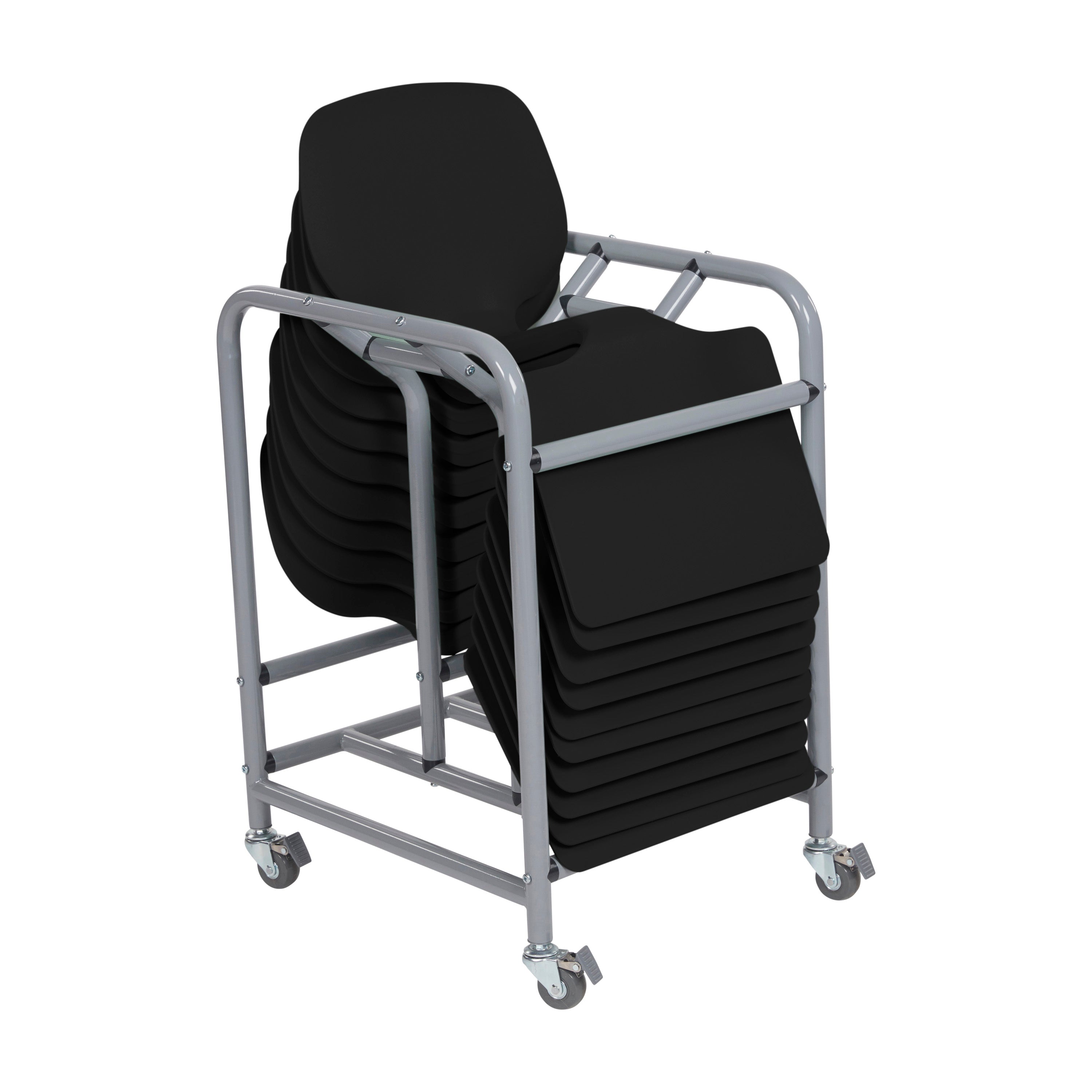 The Surf Portable Desk with Storage Cart, 10-Pack