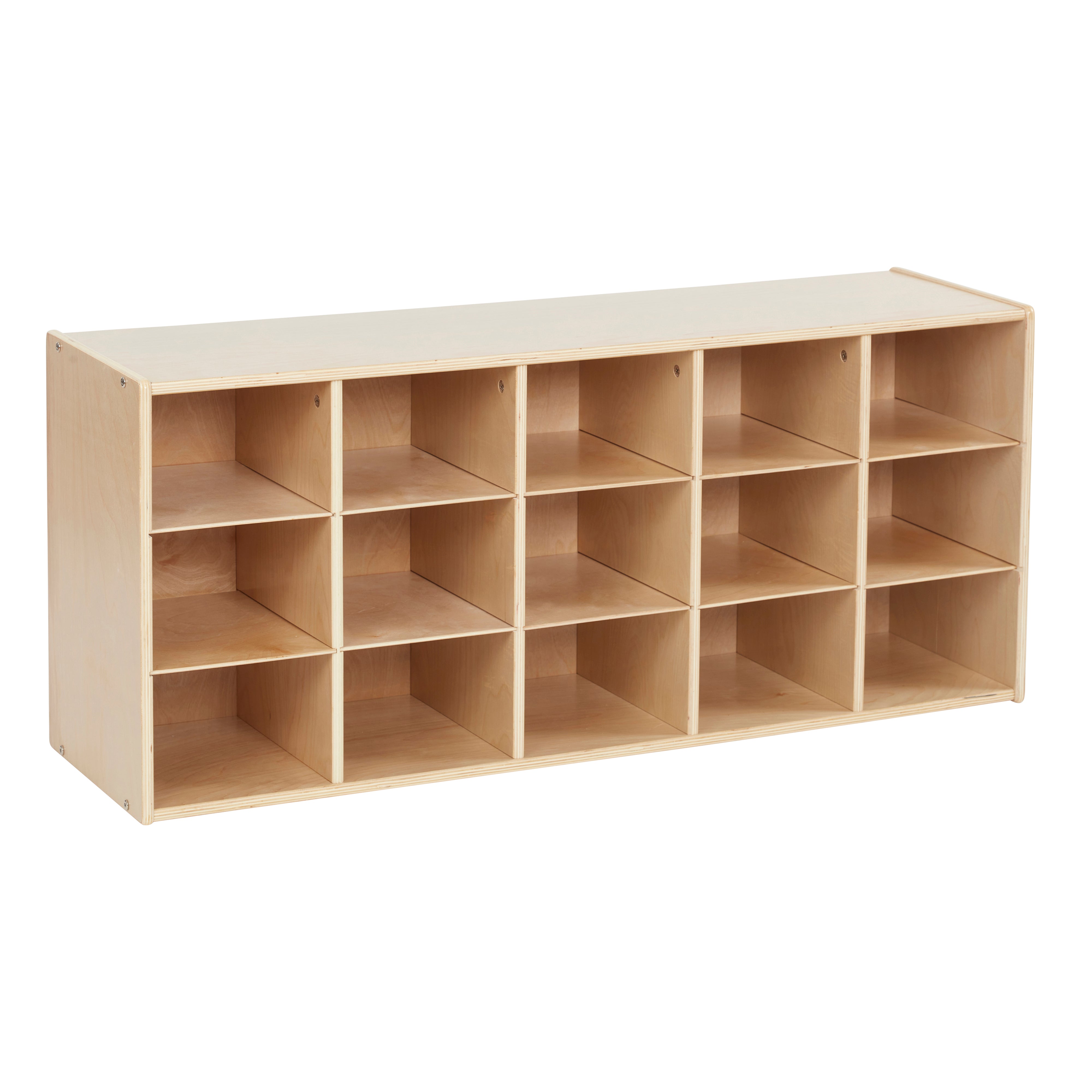 Streamline 15 Cubby Tray Storage Cabinet, 3x5