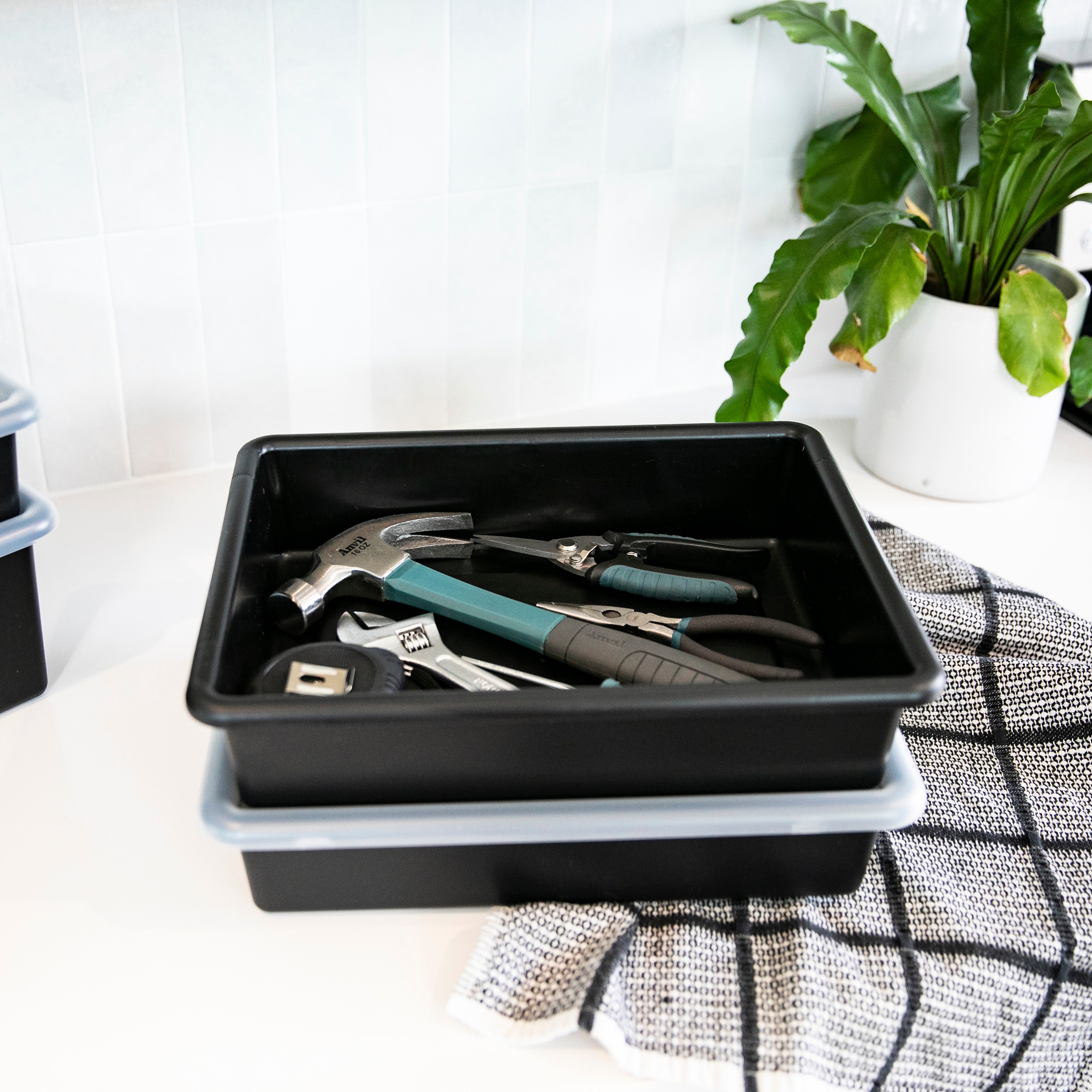 Letter Size Tray with Lid, 10-Piece