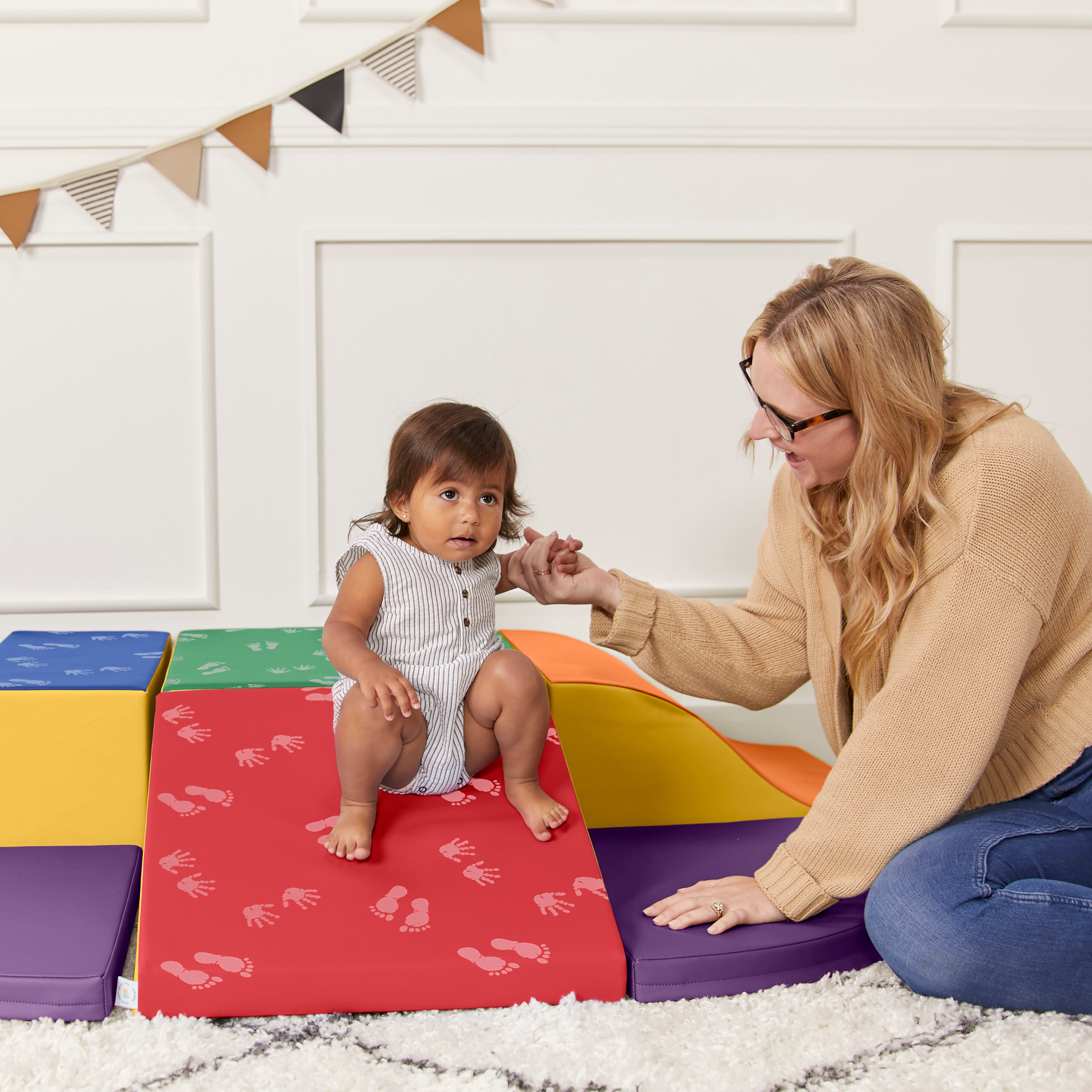 Little Me Wall Climb and Slide, 6-Piece