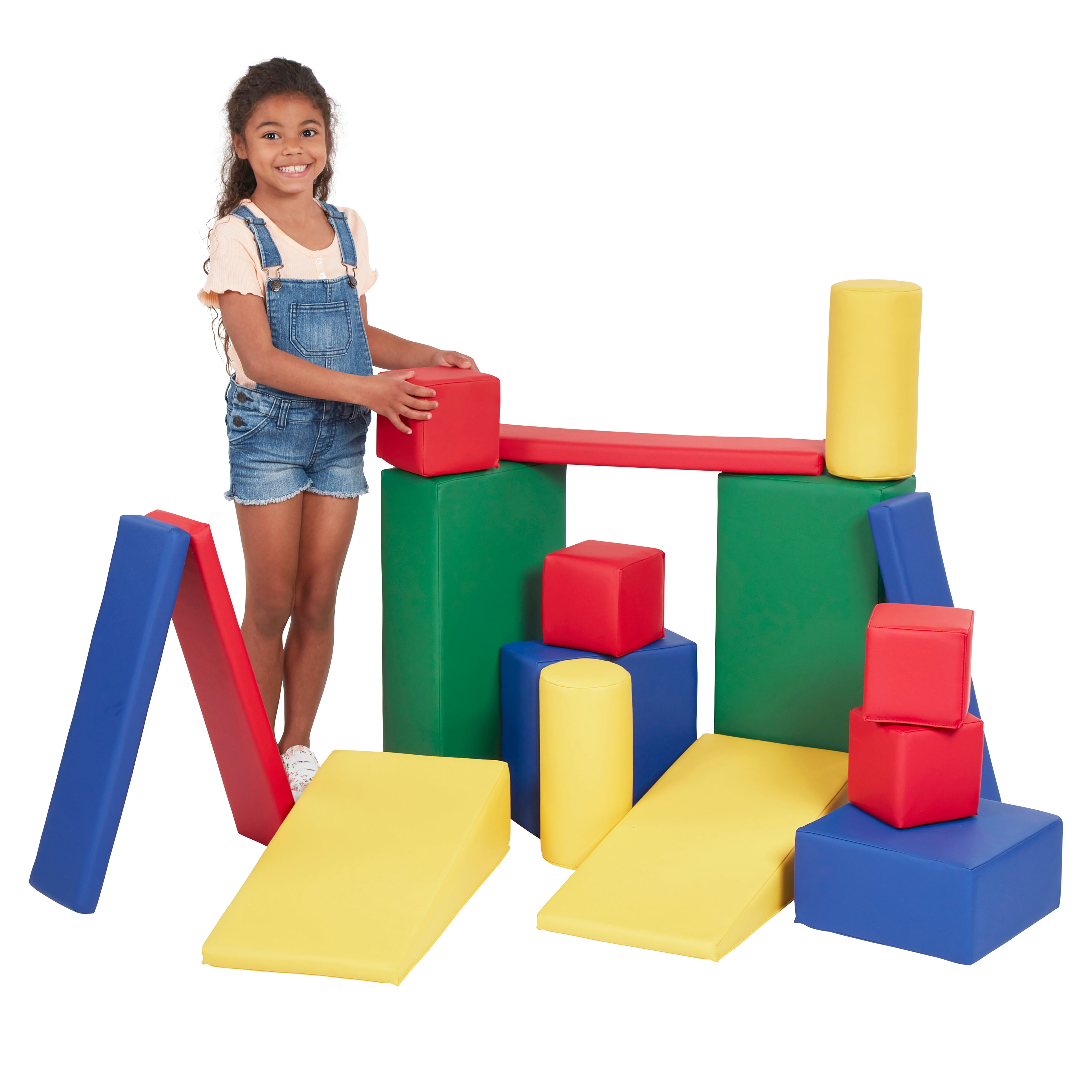SoftZone Soft Builder Blocks, 16-Piece