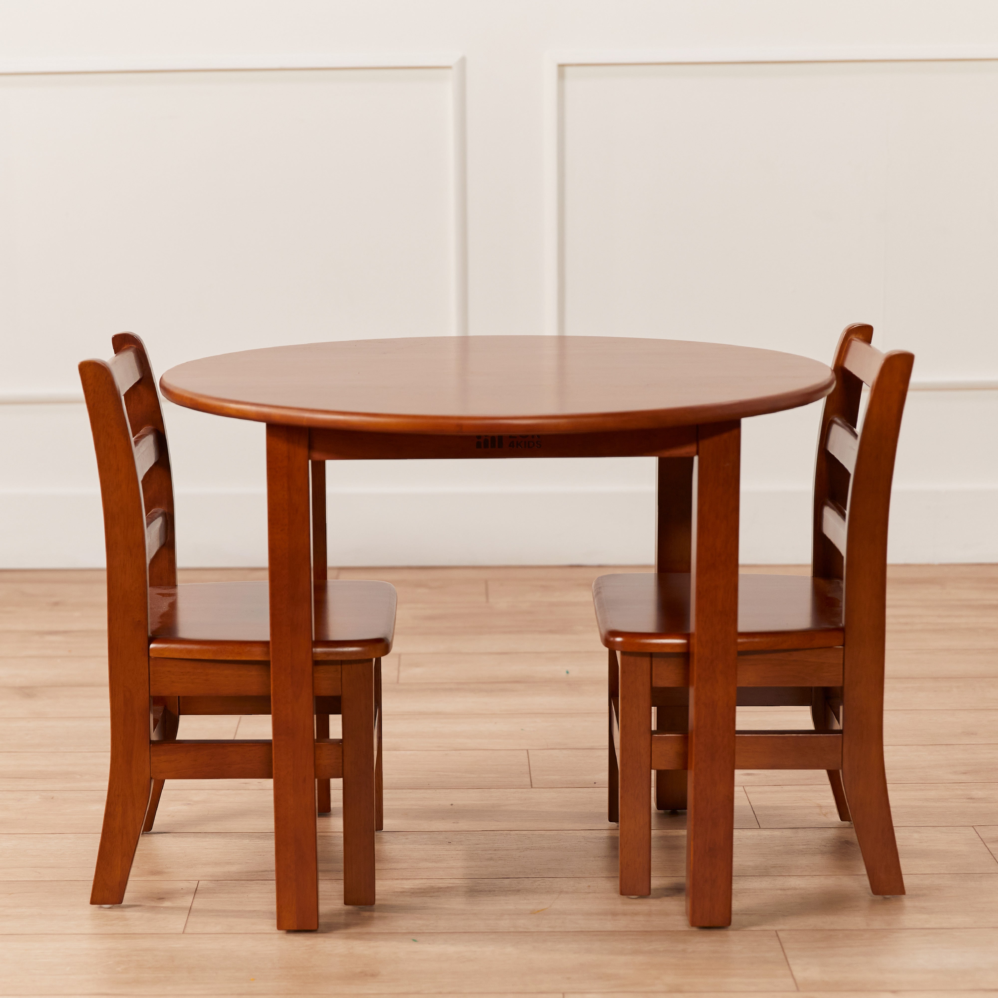 30in D Round Hardwood Table with 22in Legs