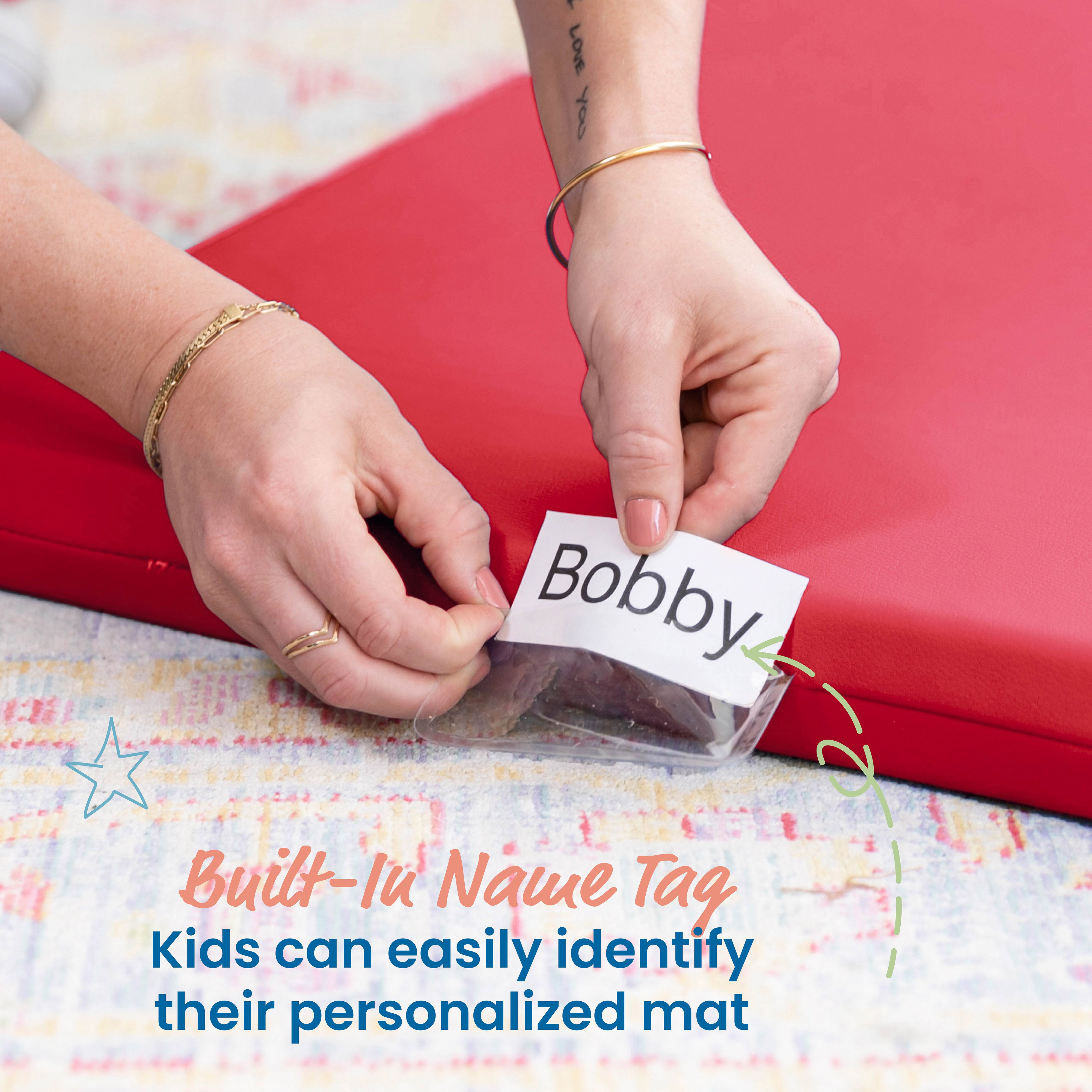 Rainbow Rest Mat, 2in, 5-Piece