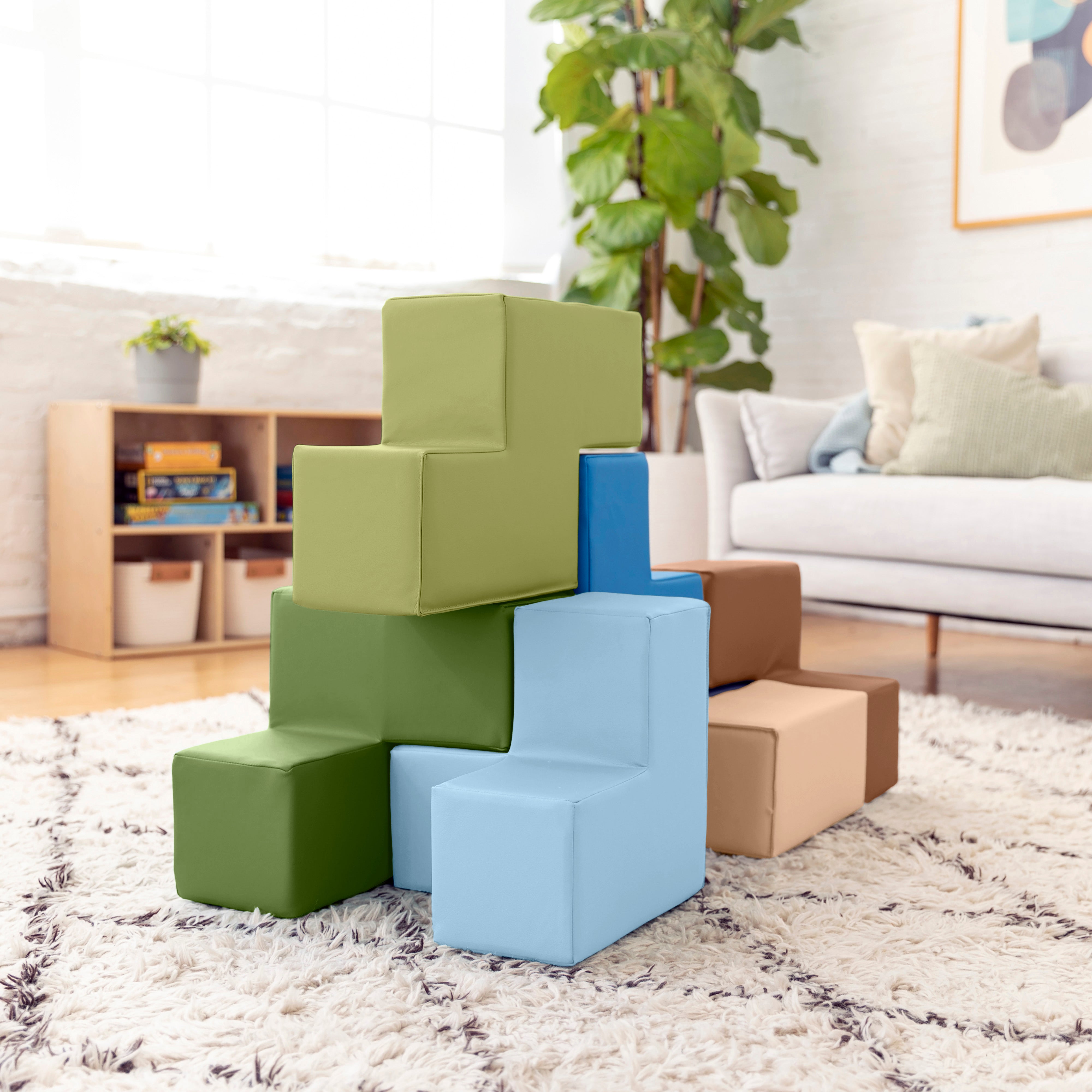 SoftZone Brainy Building Blocks, 7-Piece