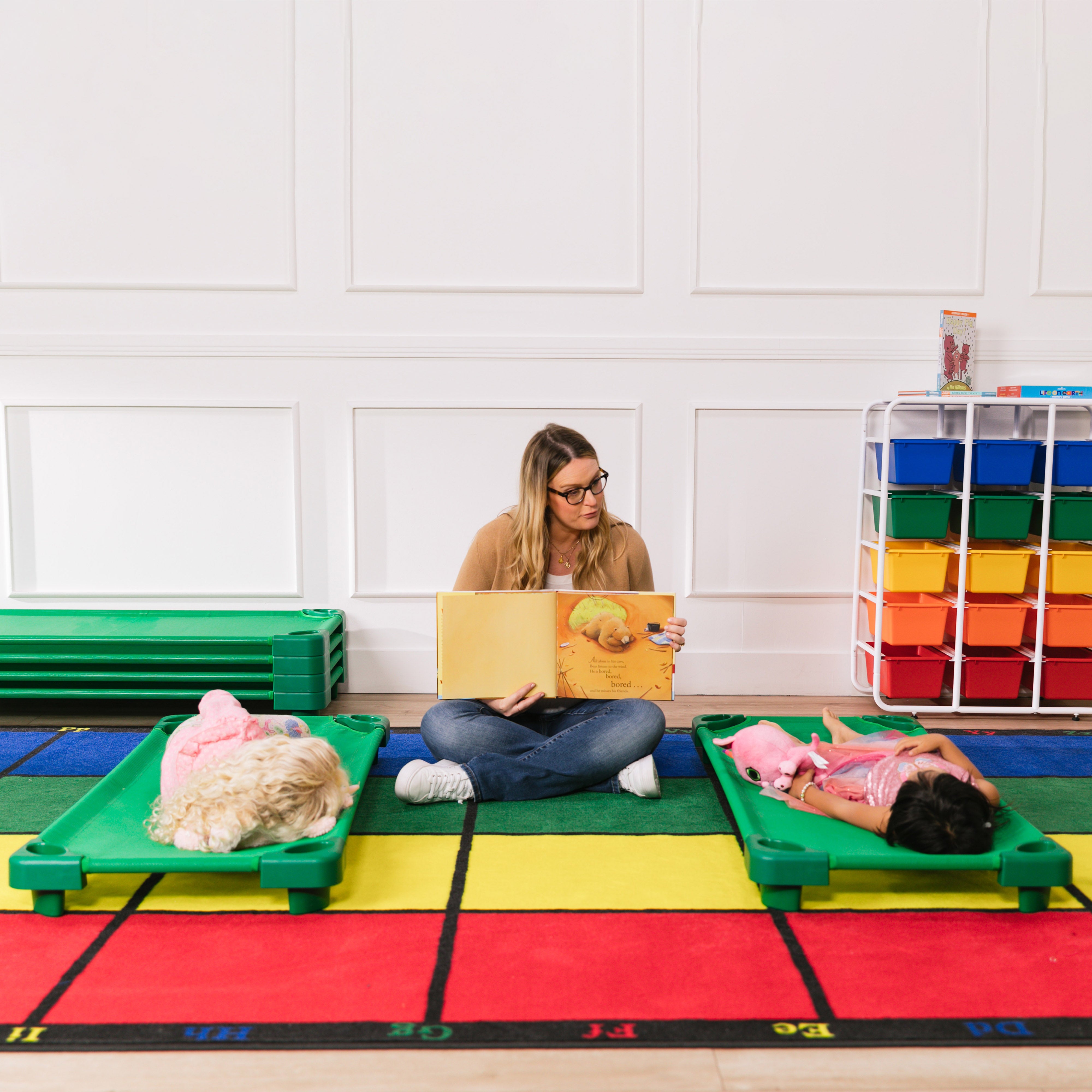 Stackable Kiddie Cot, Ready-to-Assemble, Standard Size, 6-Pack