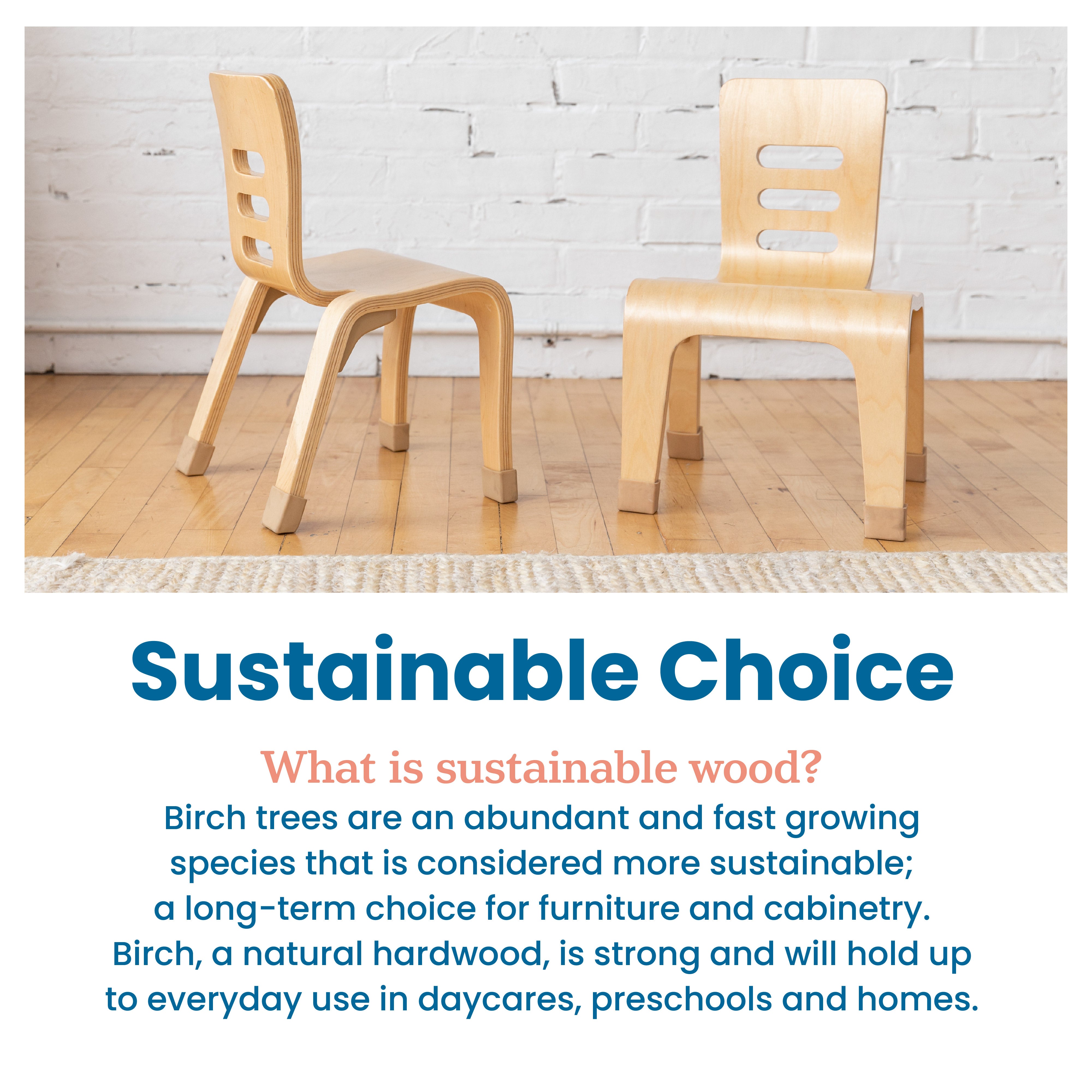 Bentwood Chair, 10in Seat Height, 2-Pack