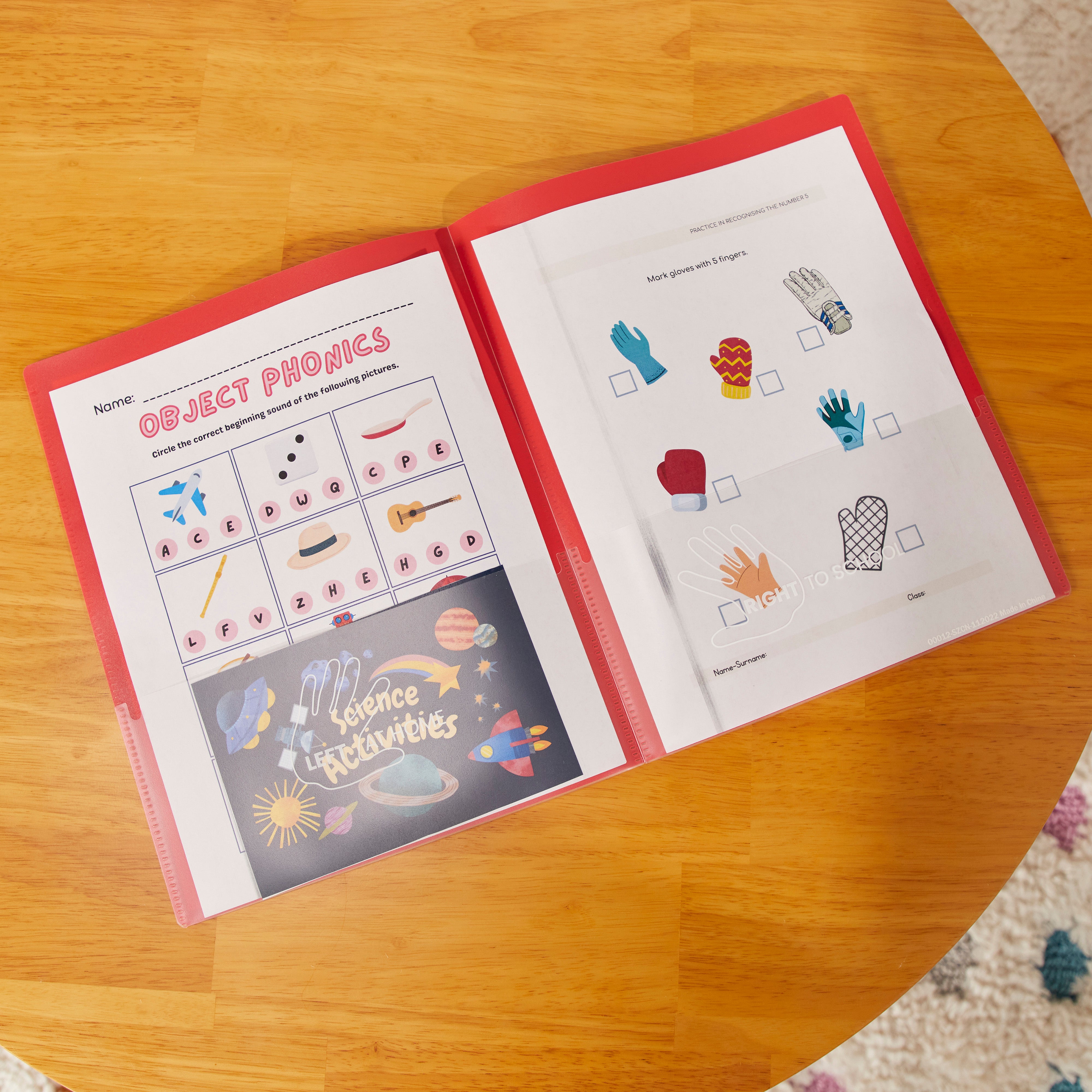 2-Pocket Parent-Teacher Classroom Communication Folder, 36-Piece