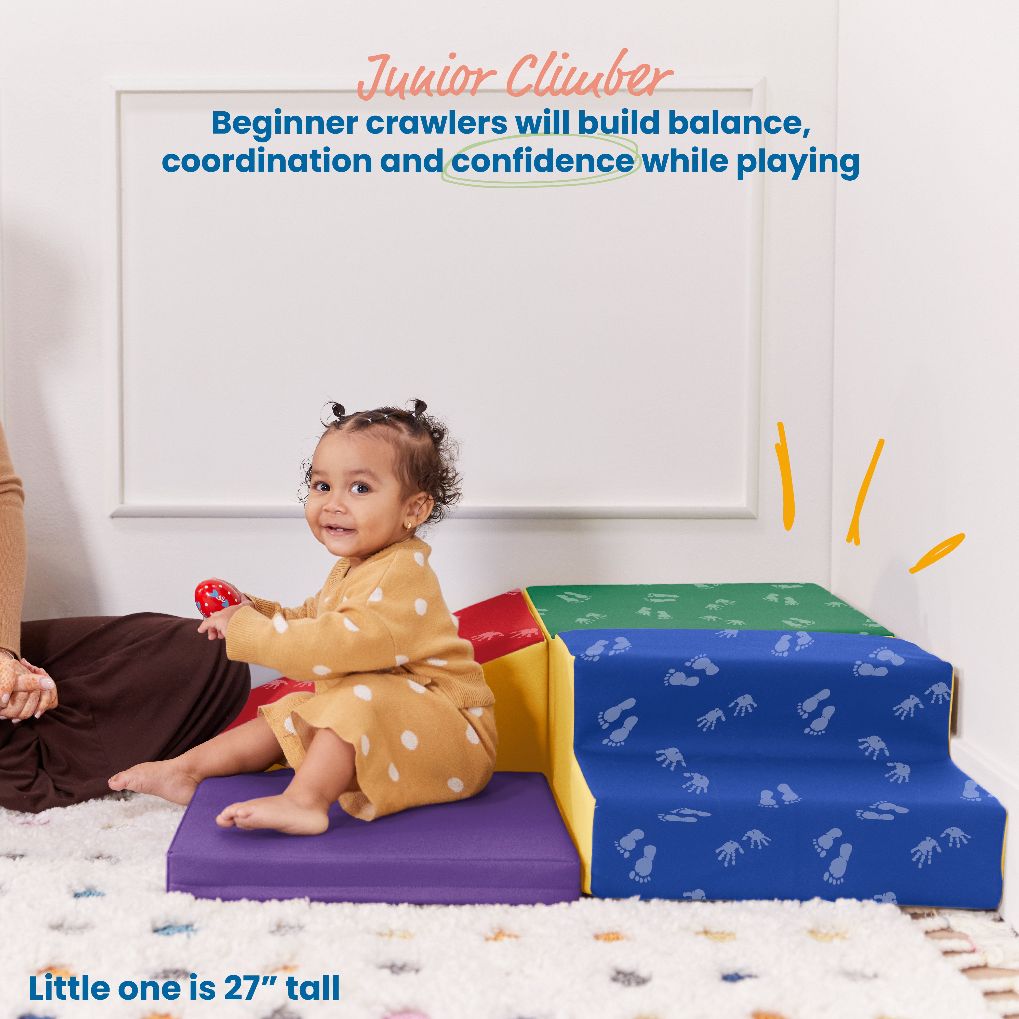 SoftZone Junior Little Me Corner Climber, 4-Piece