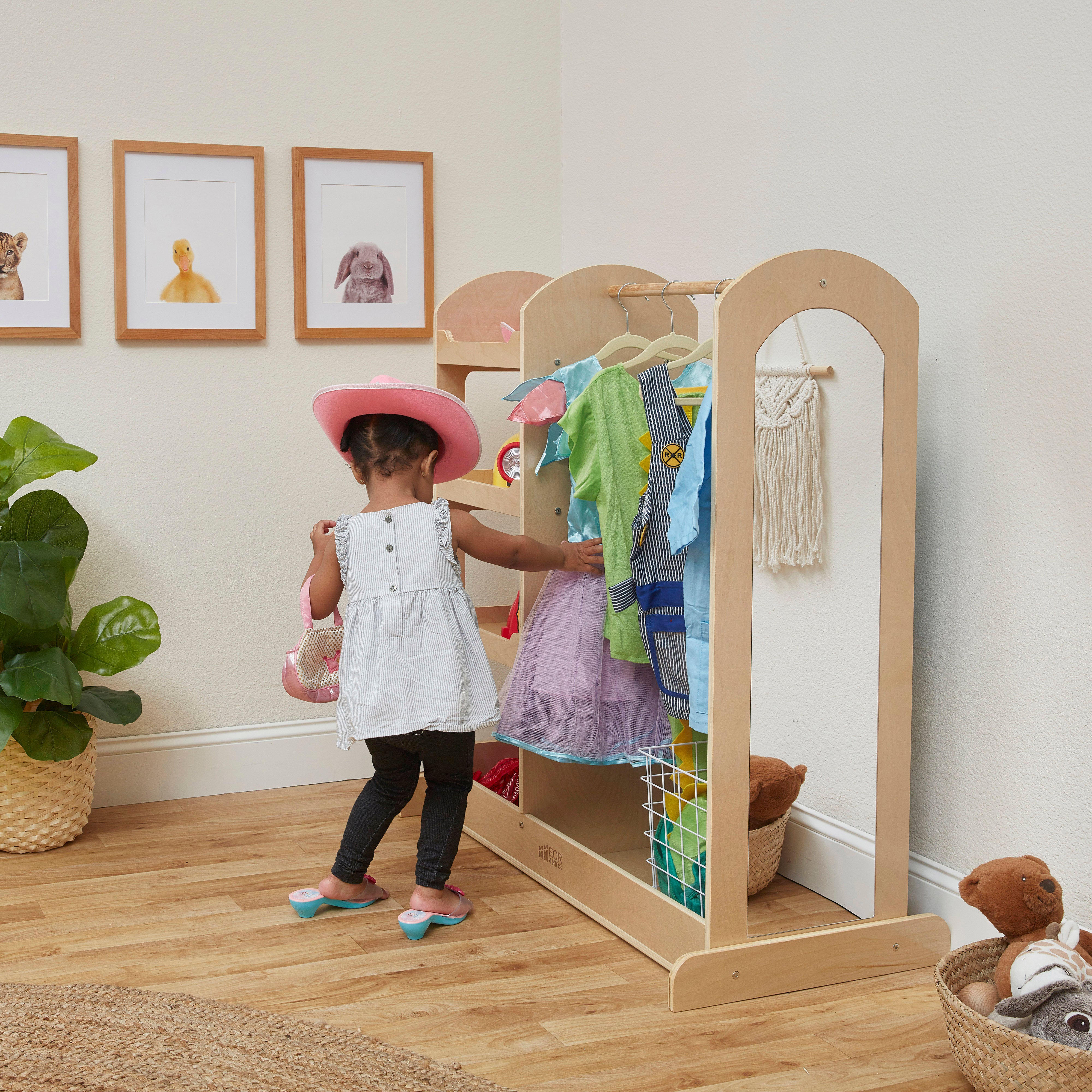 Dress-Up Center with Mirror