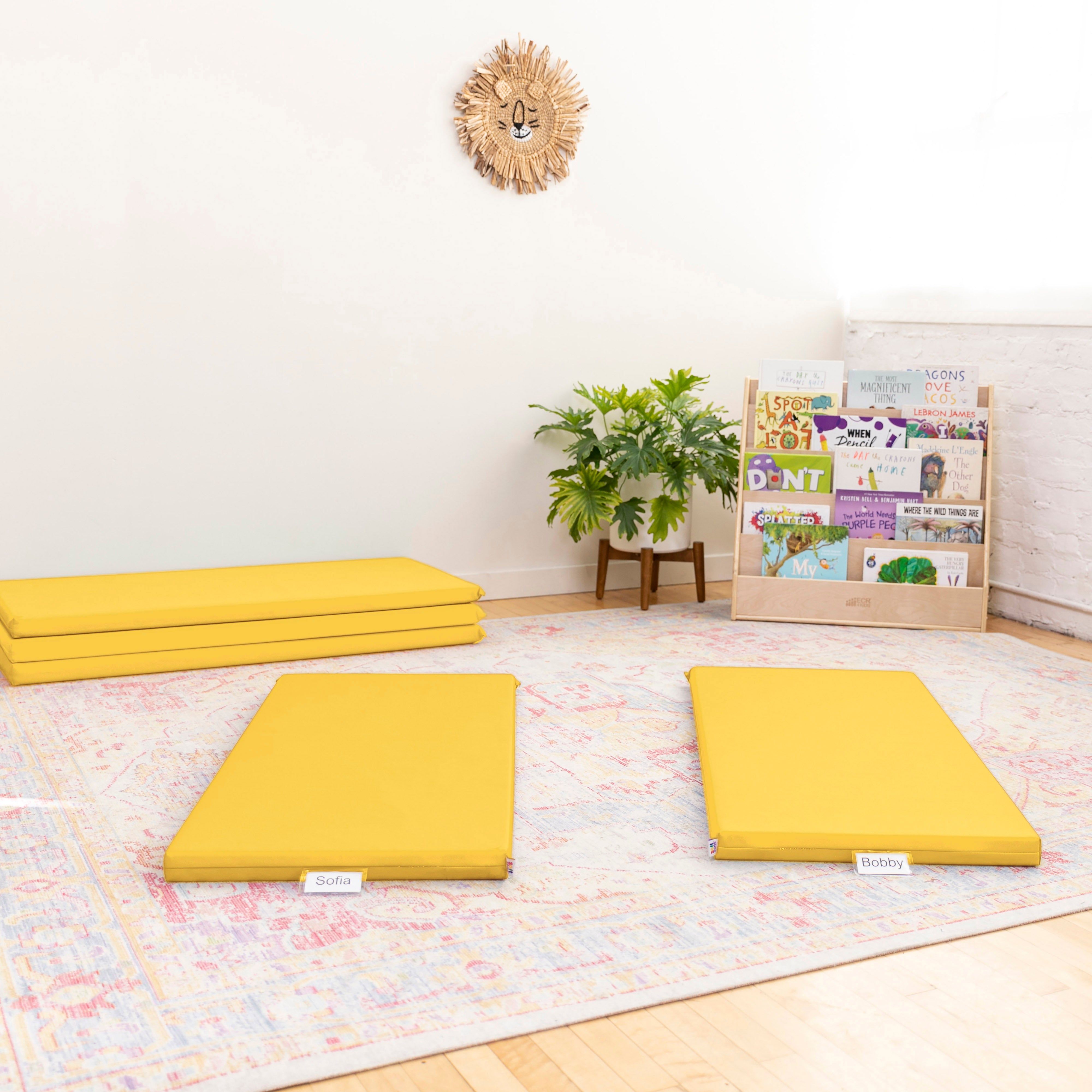 Rainbow Rest Mat with Name Tag, 5-Piece