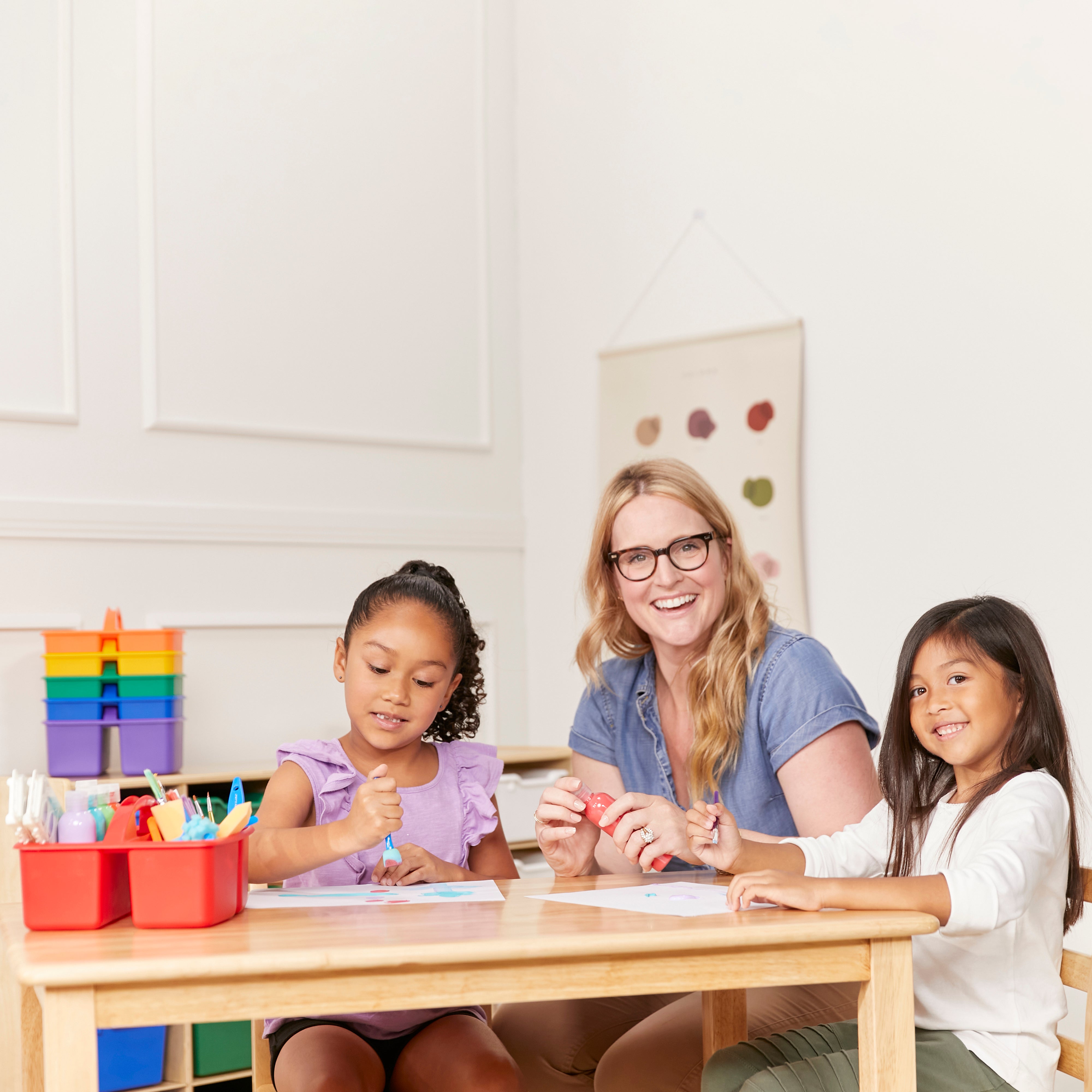 3-Compartment Storage Caddy, 6-Pack