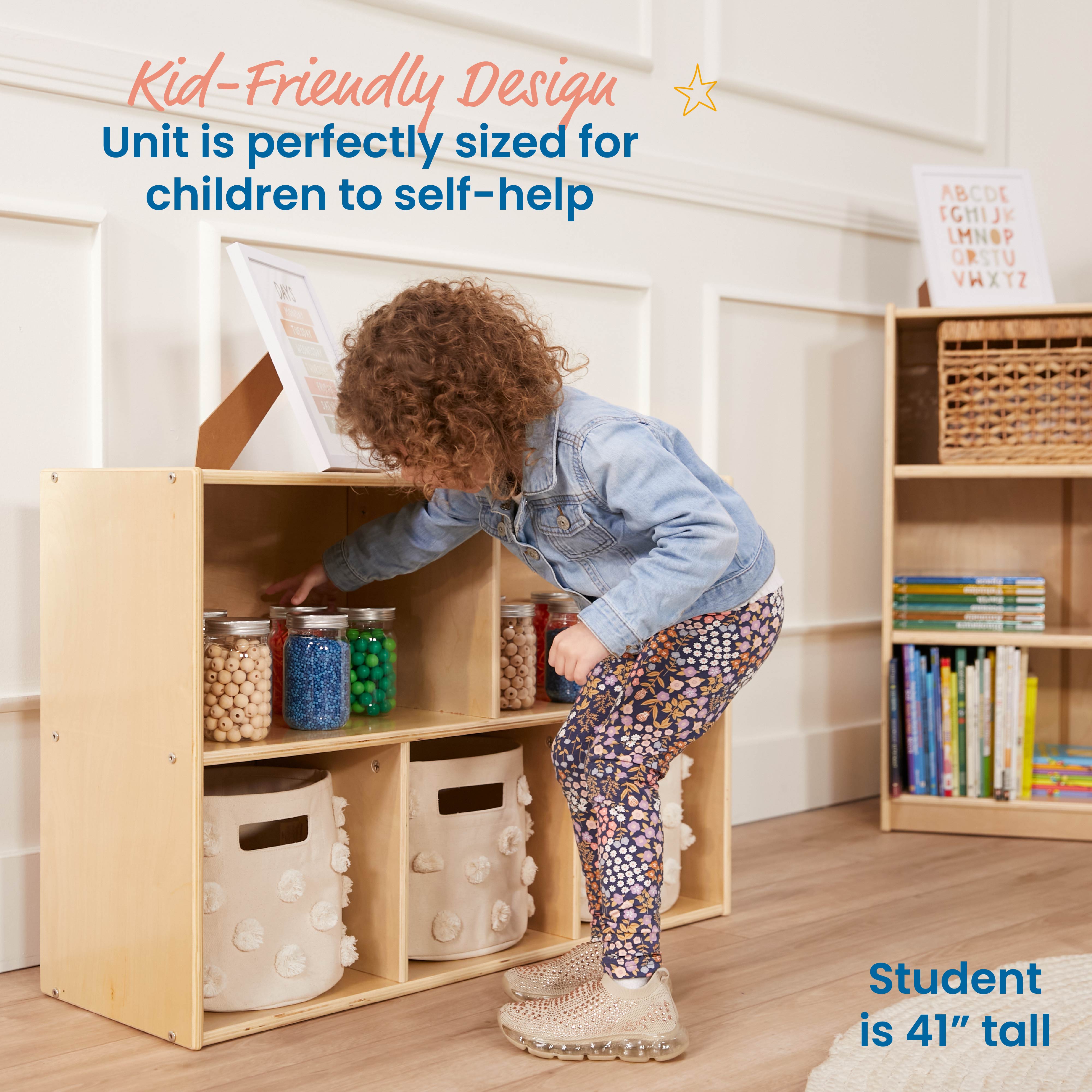 Streamline 5-Compartment Storage Cabinet, 24in