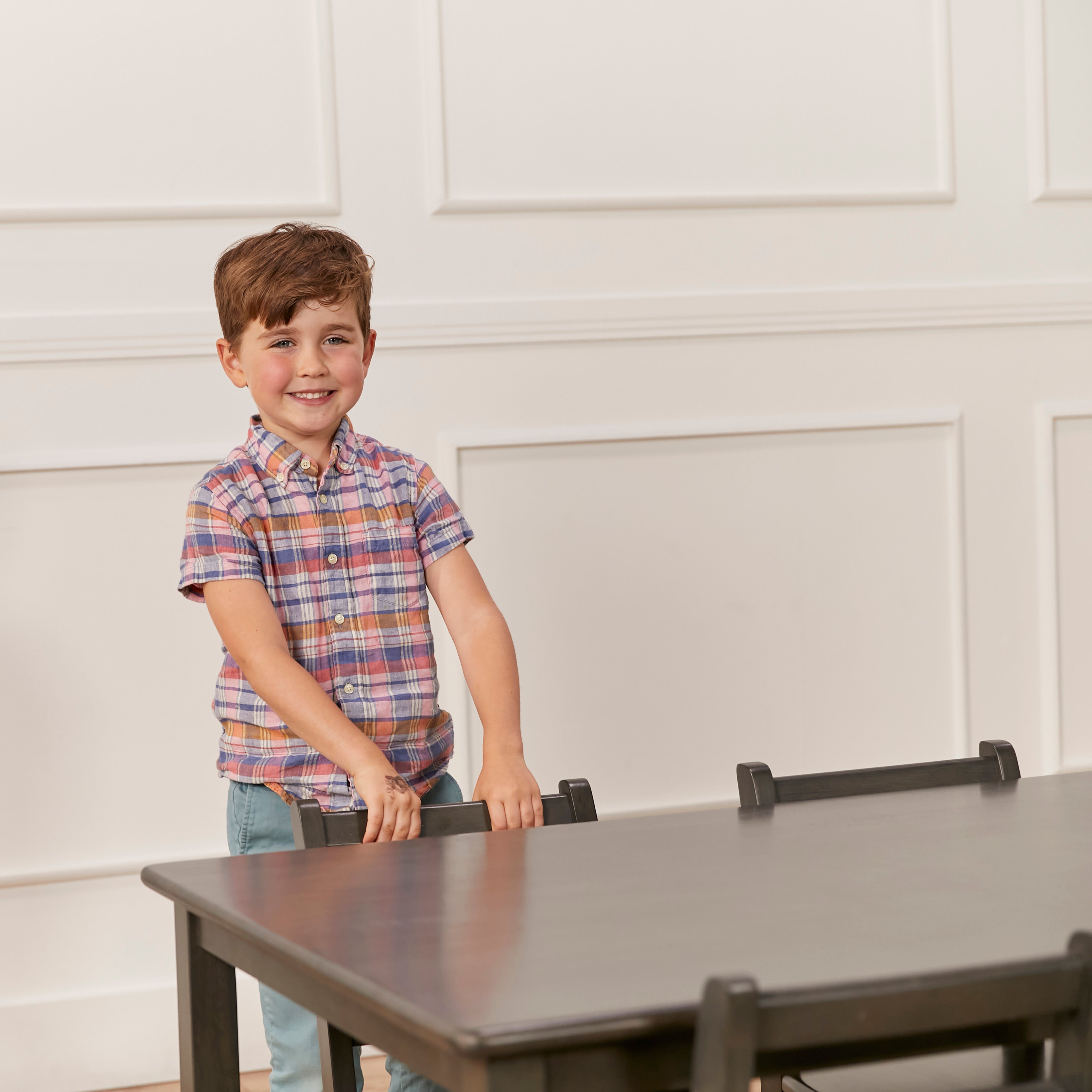 30in x 48in Rectangular Hardwood Table with 22in Legs