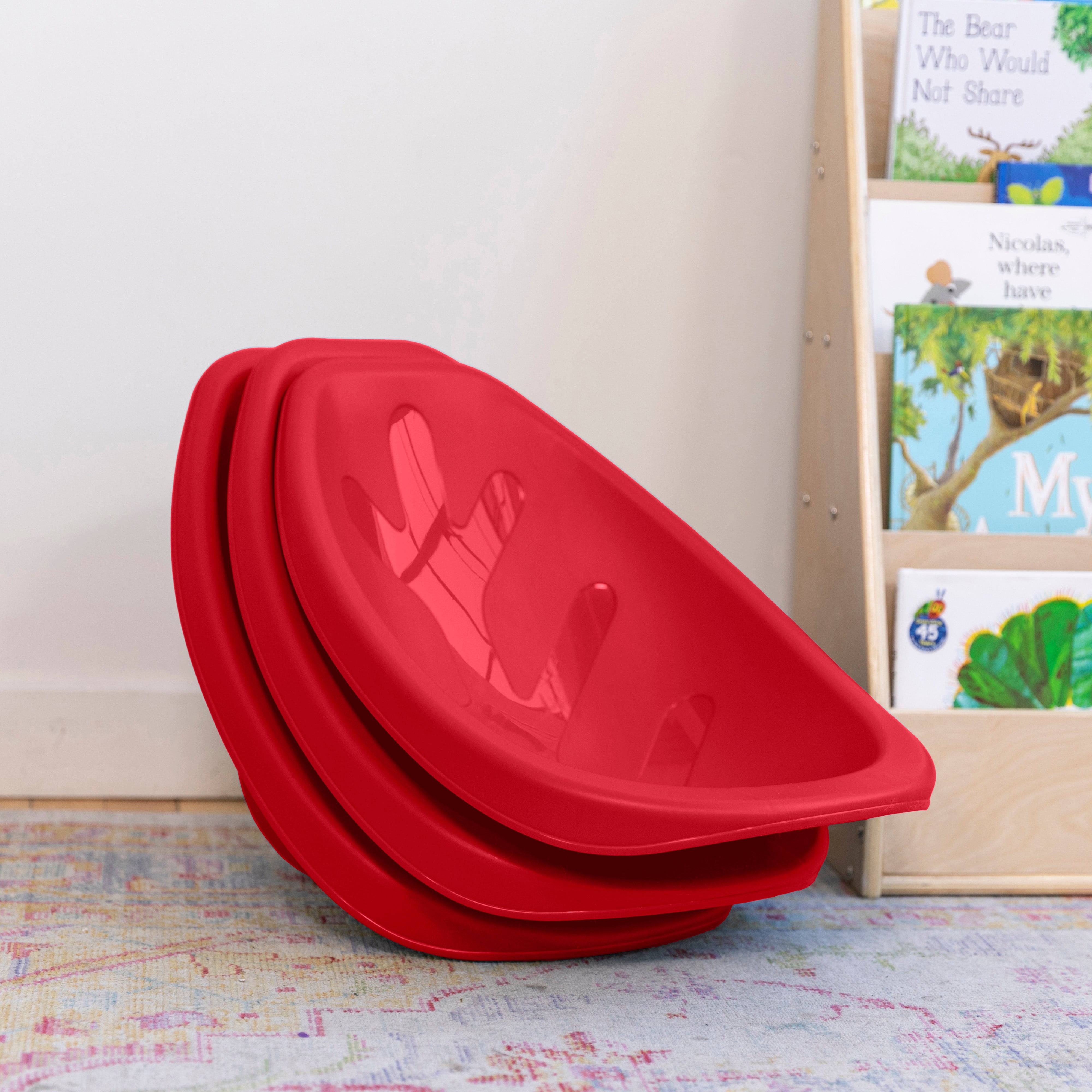 Leaf Scoop Floor Seat, 6-Piece