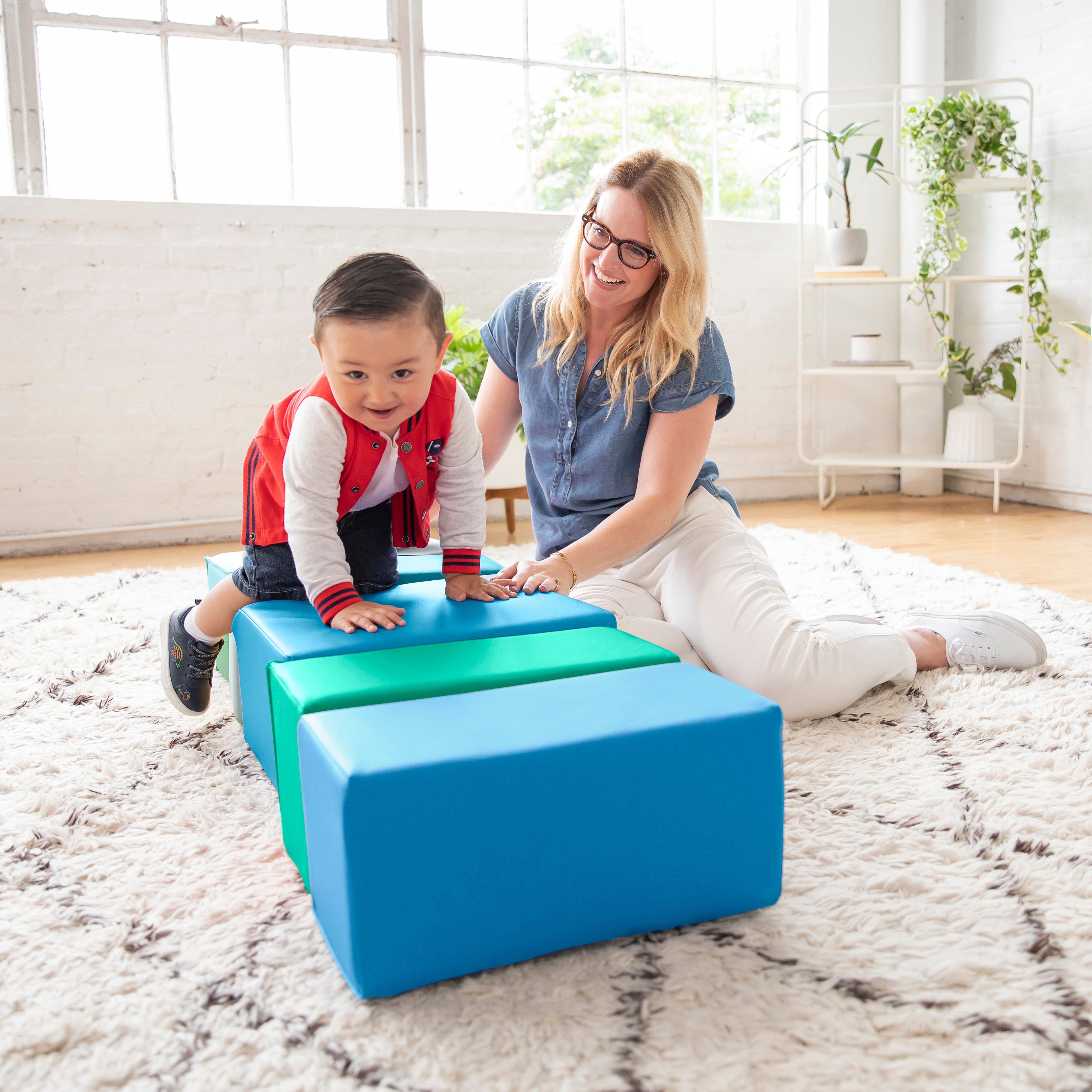 Big Foam Building Blocks, 7-Piece